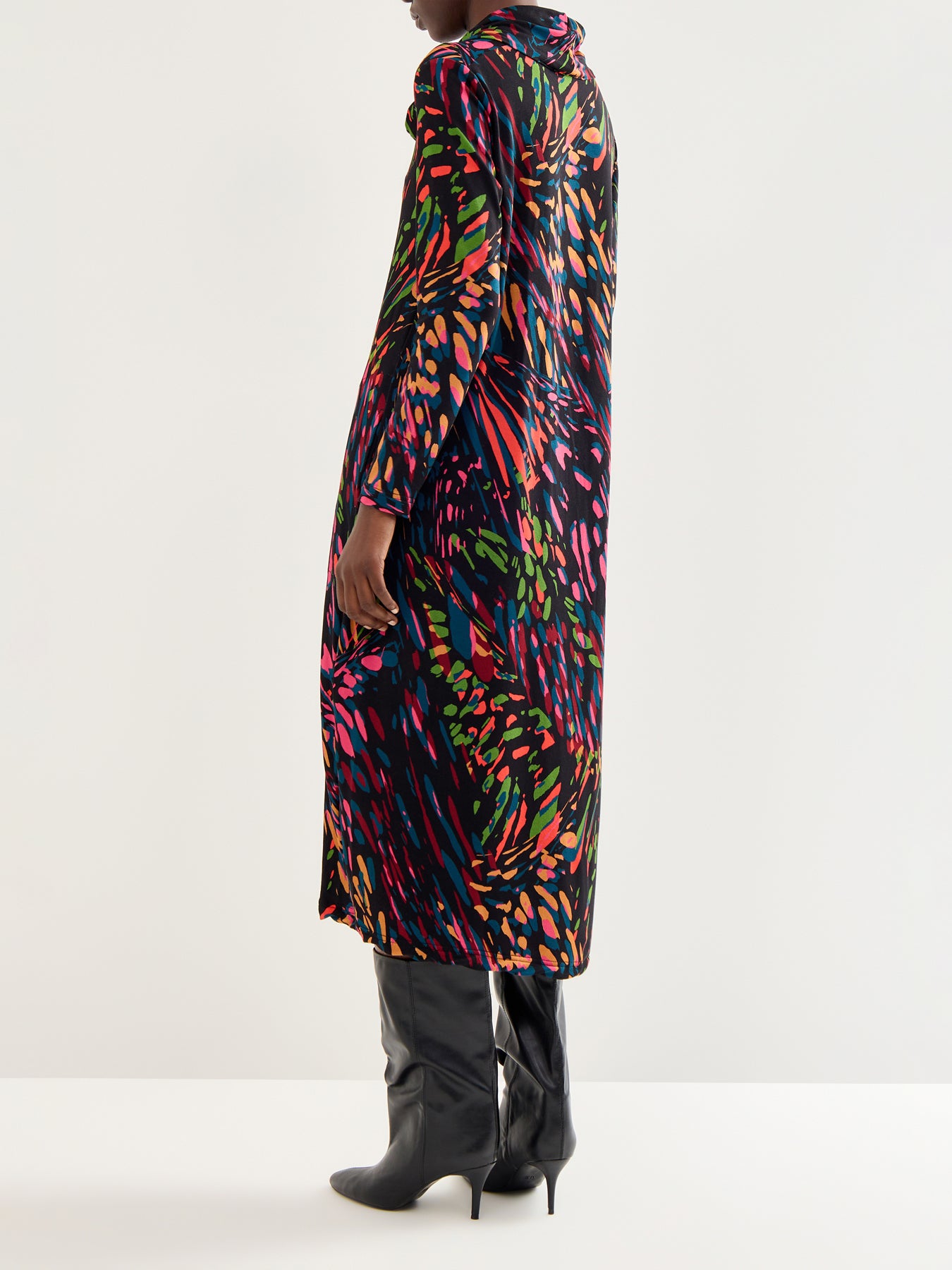 Bright Scattered Wings Dress Multi