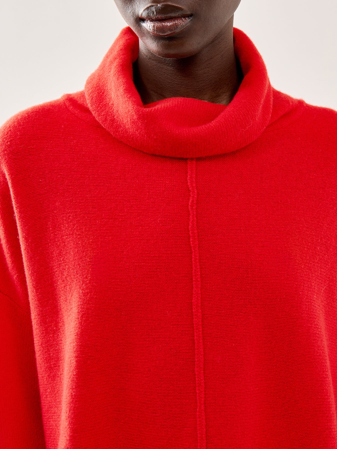Extra Fine Merino Jumper Red