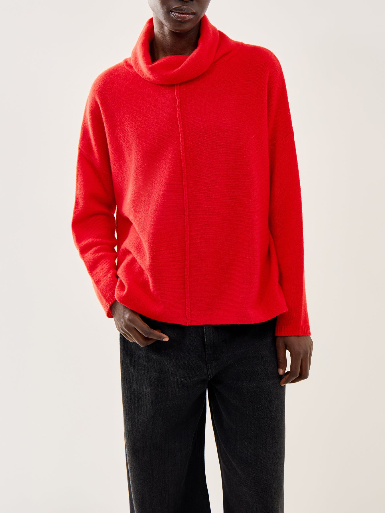Extra Fine Merino Jumper Red
