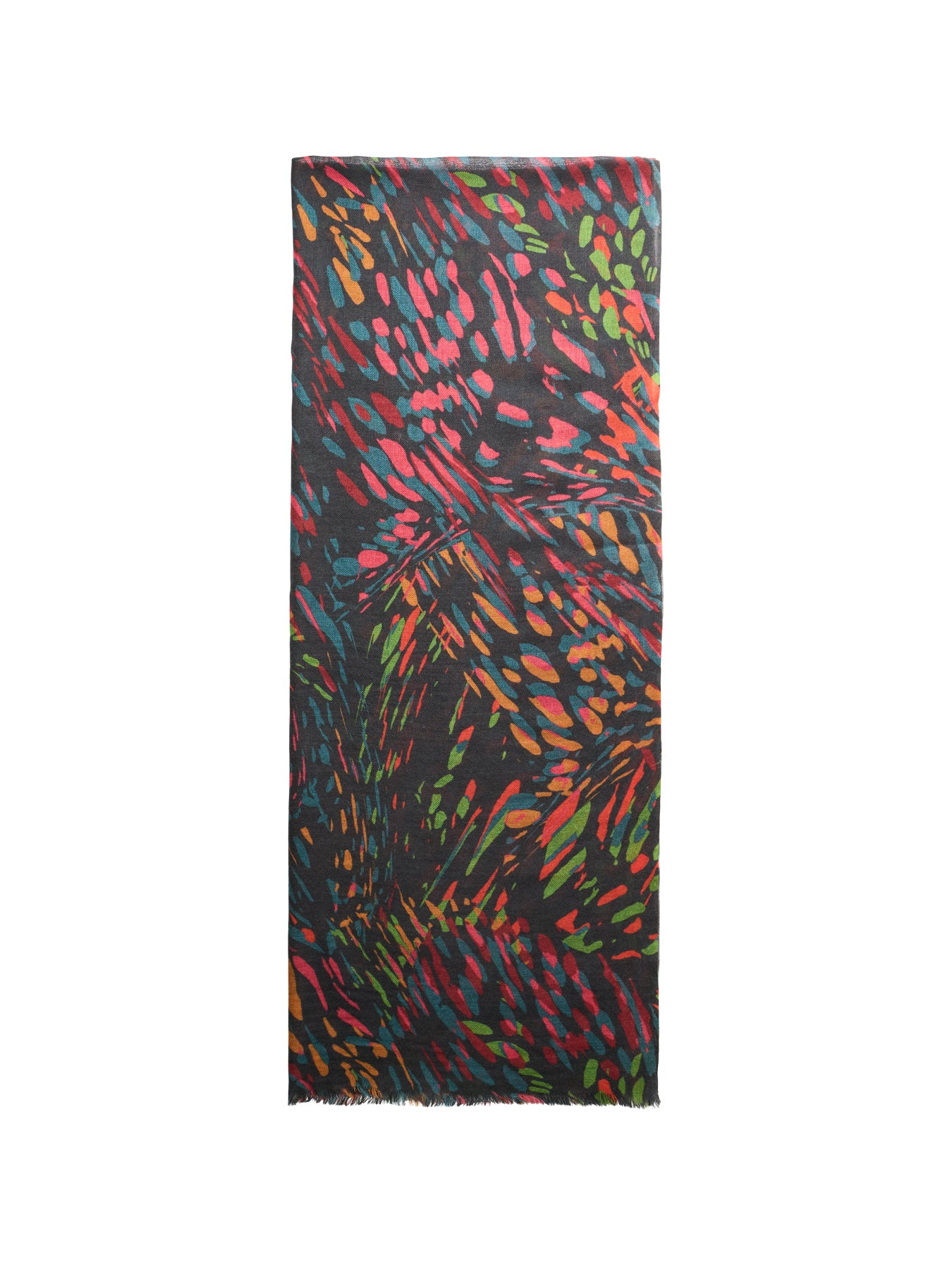 Bright Scattered Wings Print Scarf Multi