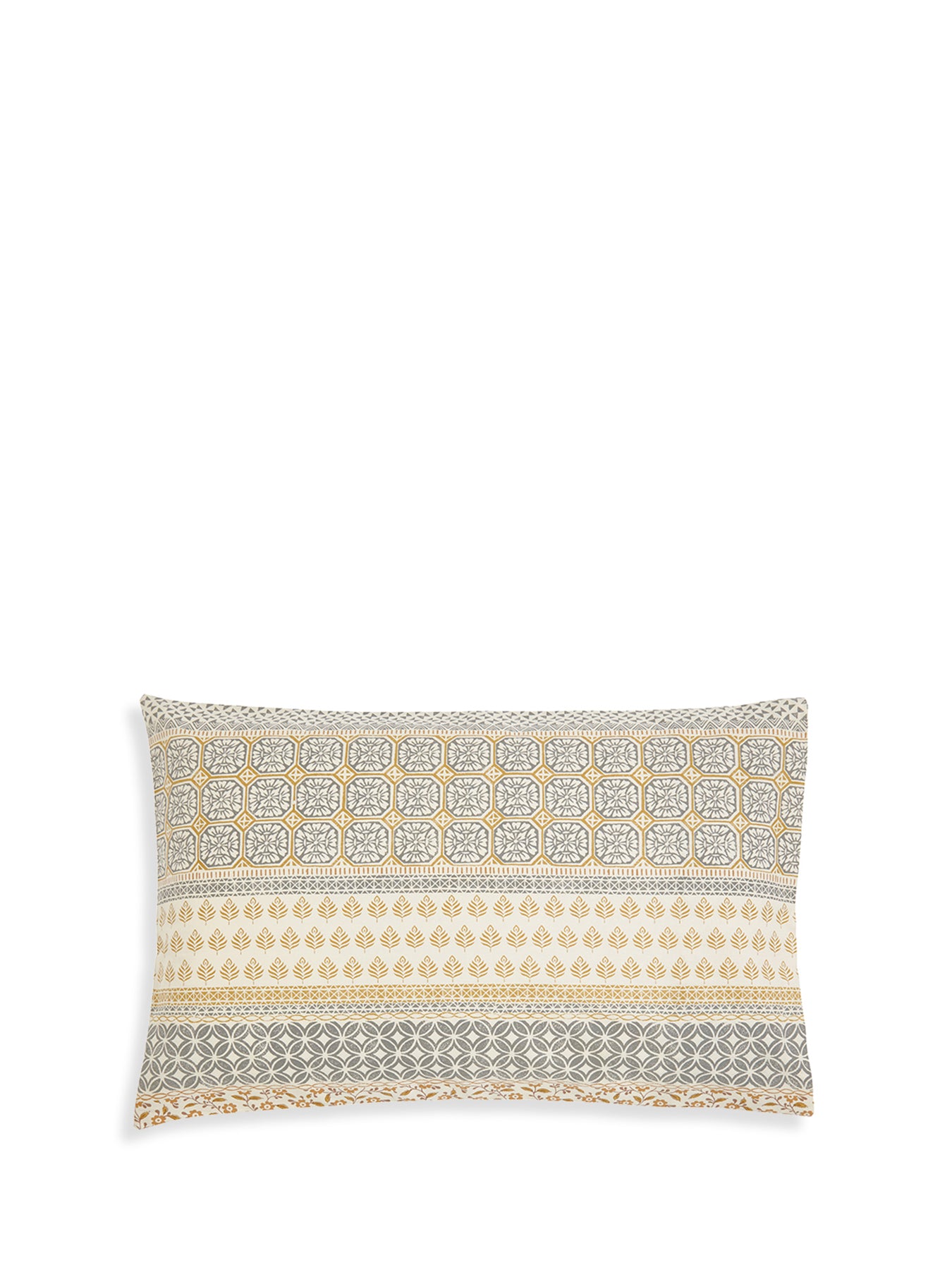 Graphite/Copper Folk Stripe Cover Set Single