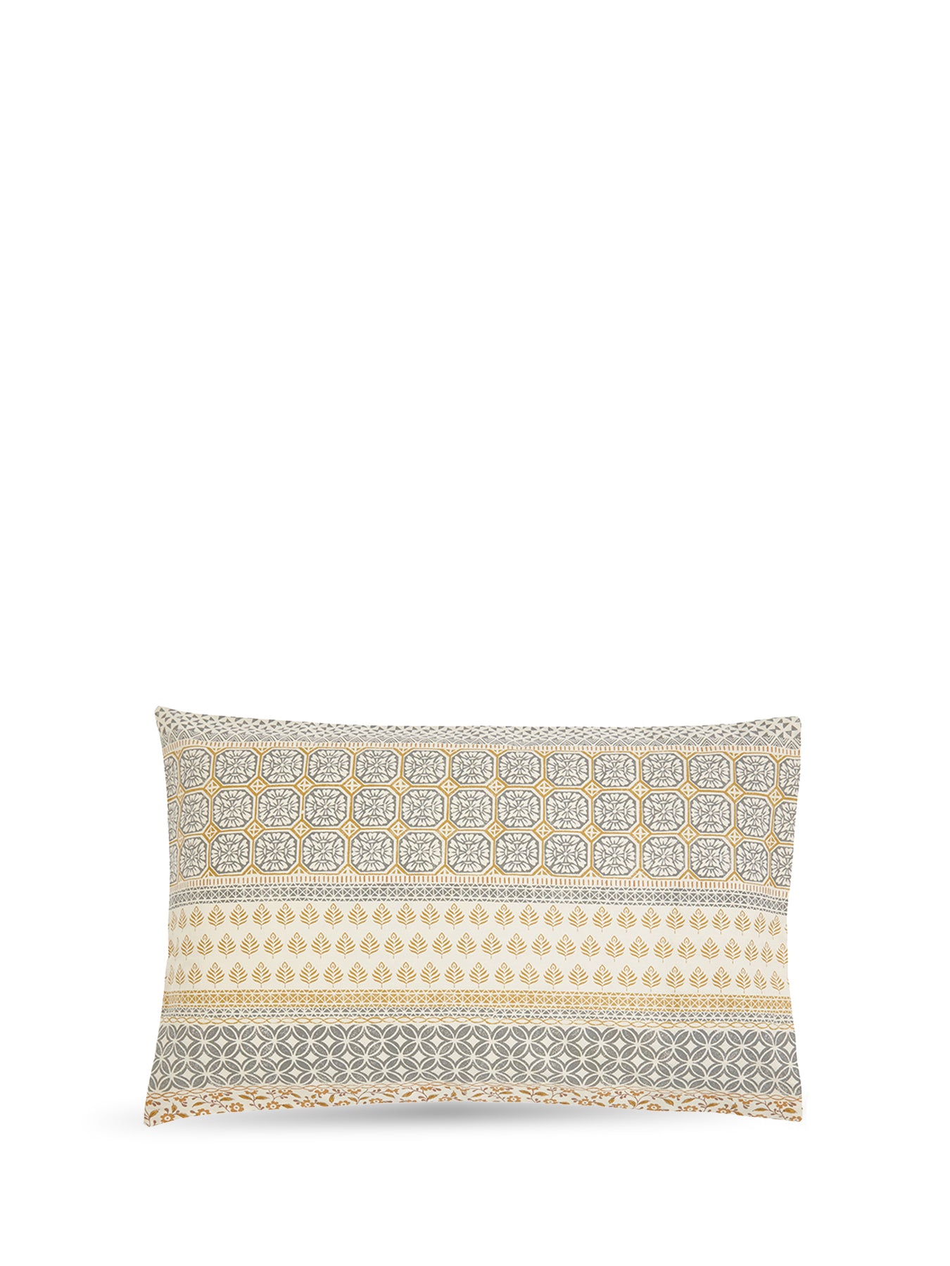 Graphite/Copper Folk Stripe Cover Set Double