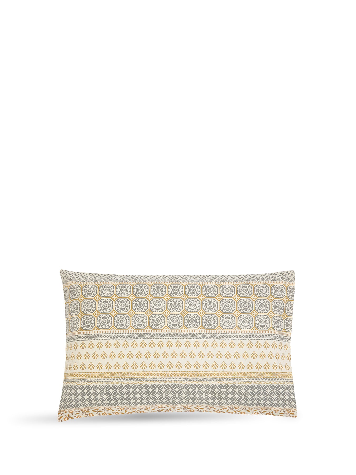 Graphite/Copper Folk Stripe Cover Set King