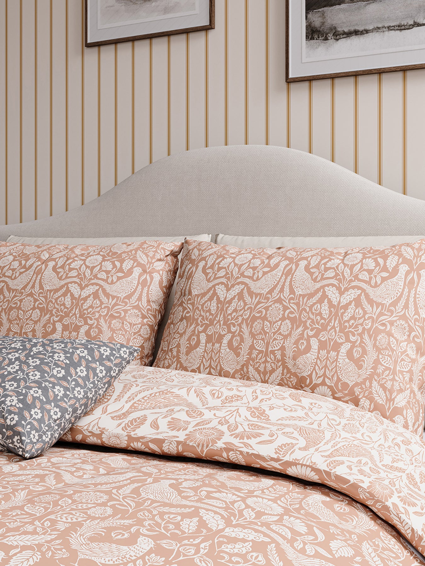 Copper Pheasants Cover Set King