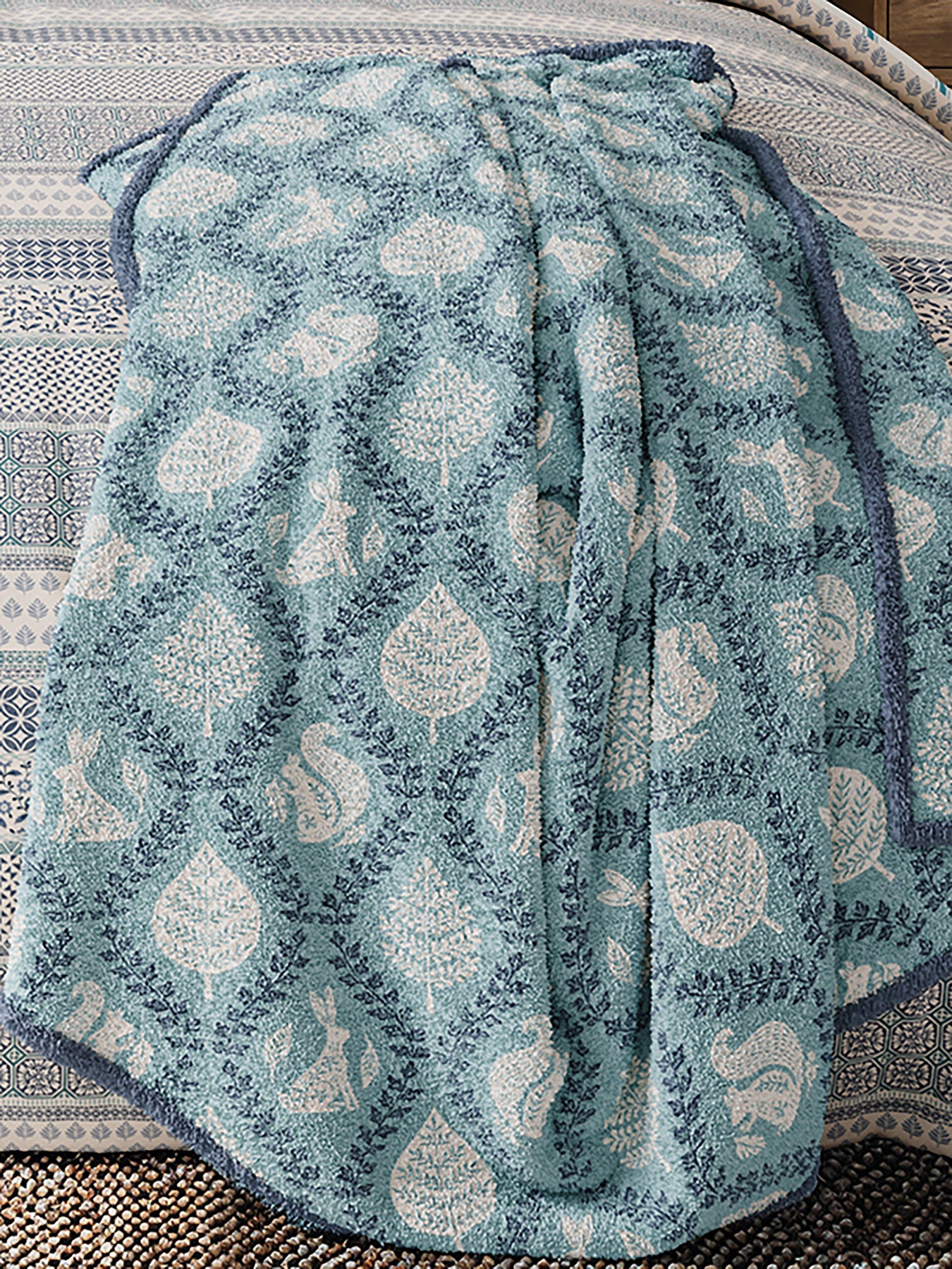 Woodland Trellis Fleece 140x180cm