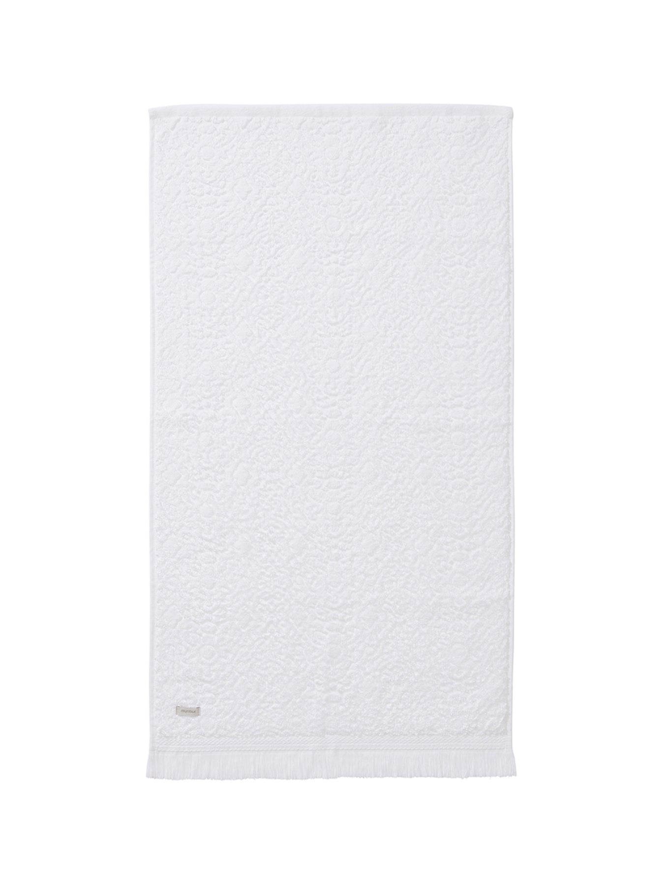 White Lotta Sculpted Bath Towel