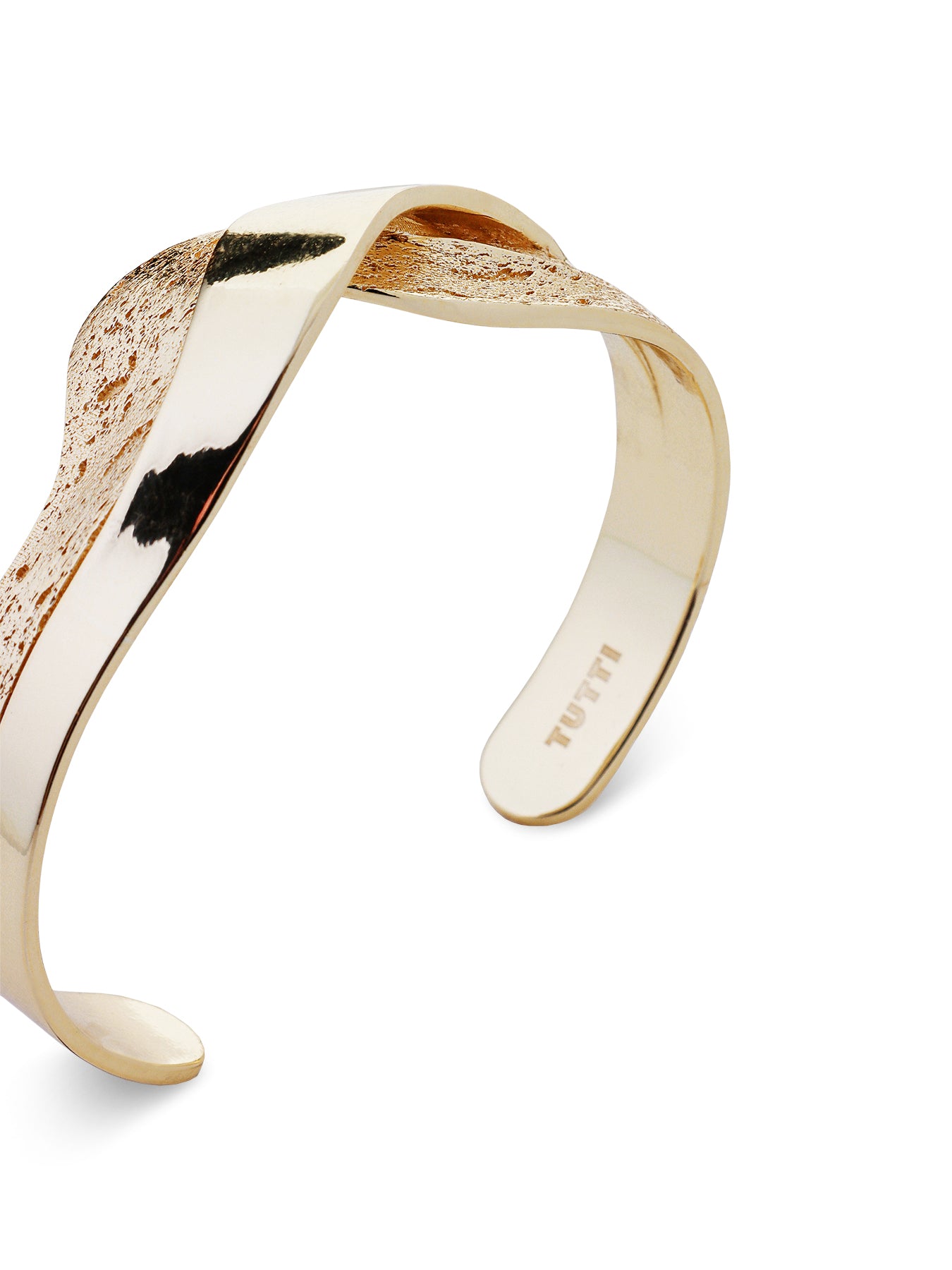Wave Bangle Gold