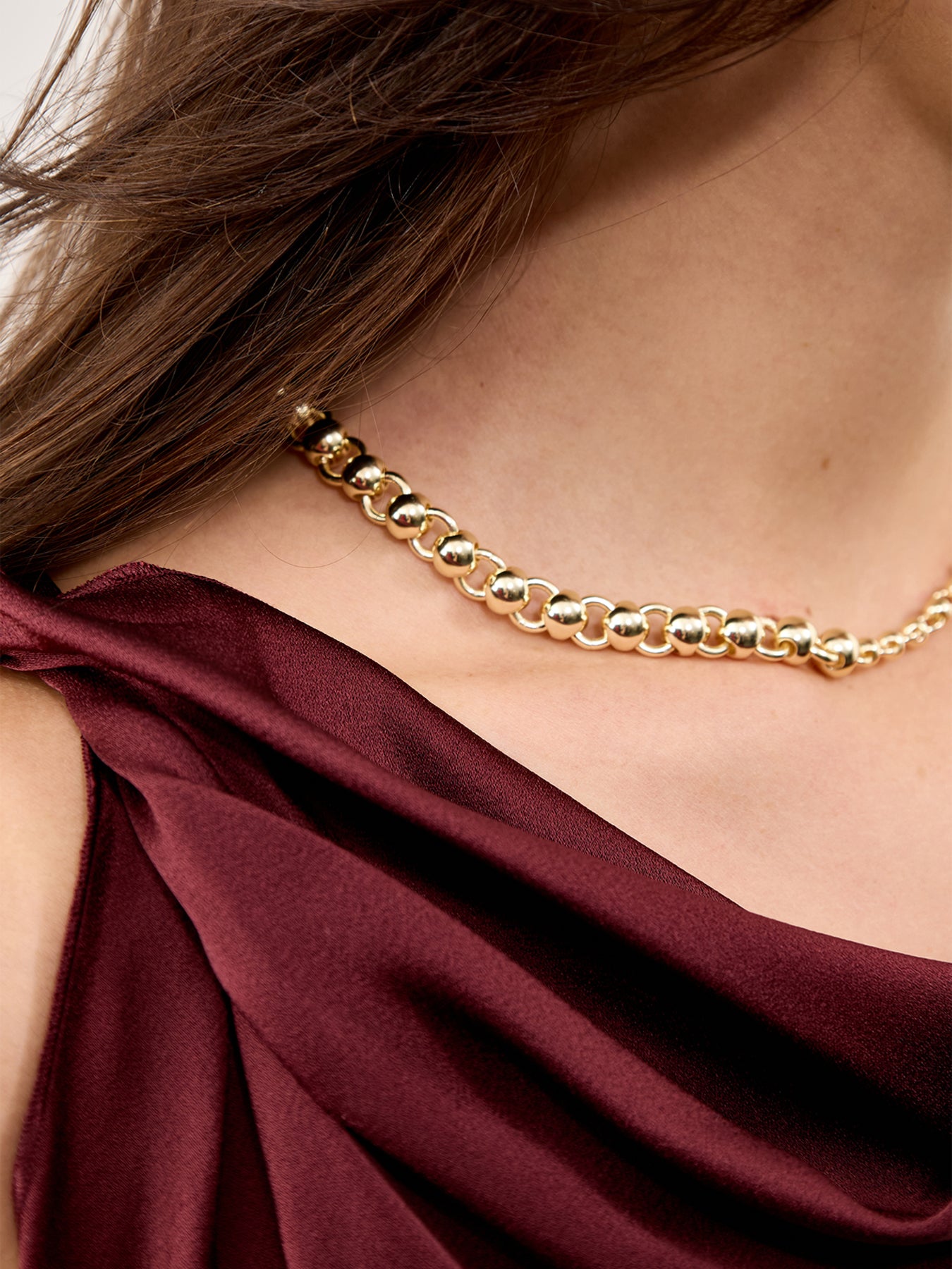 Tideform Necklace Gold