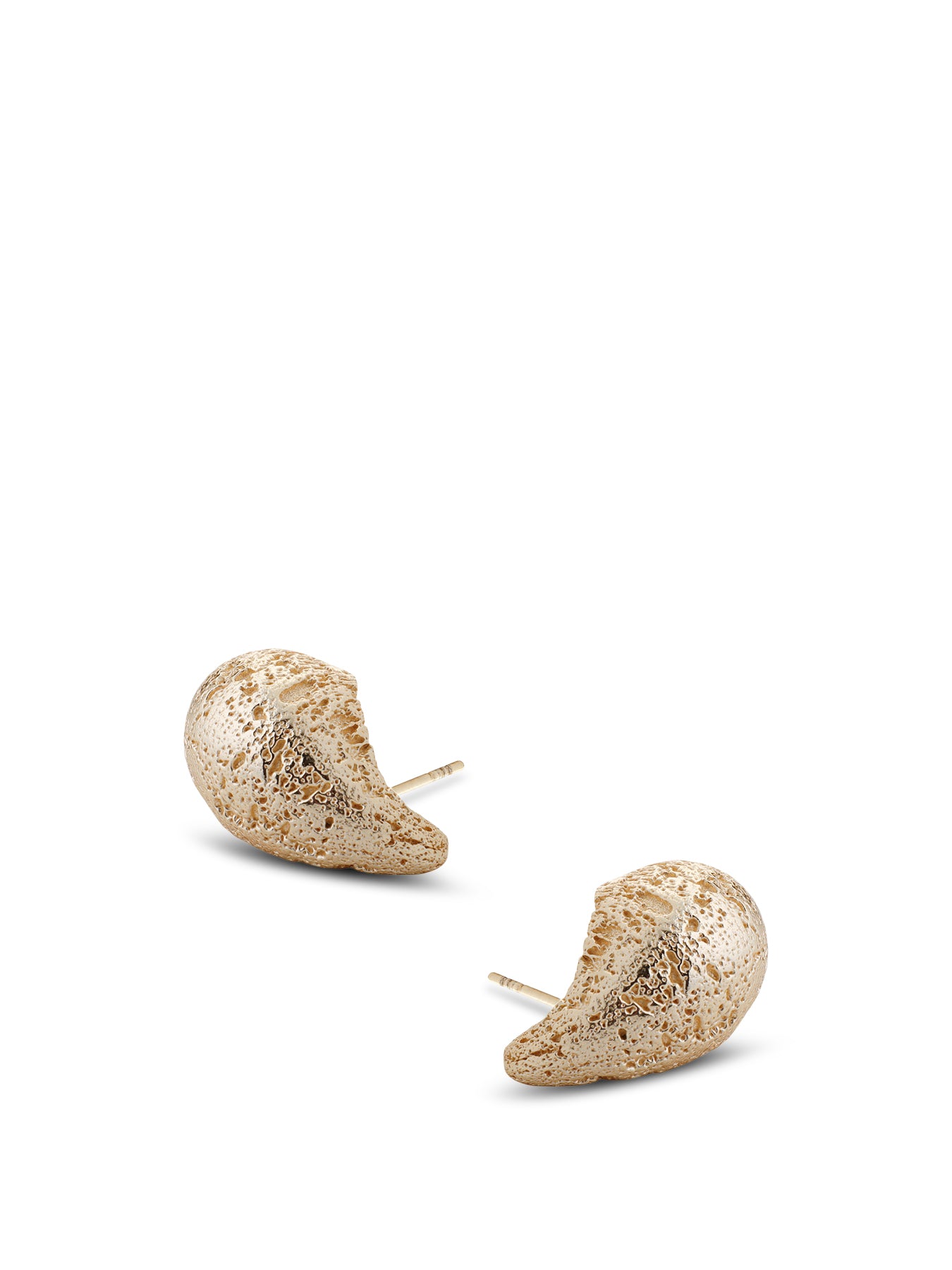 Dome Earrings Small Gold