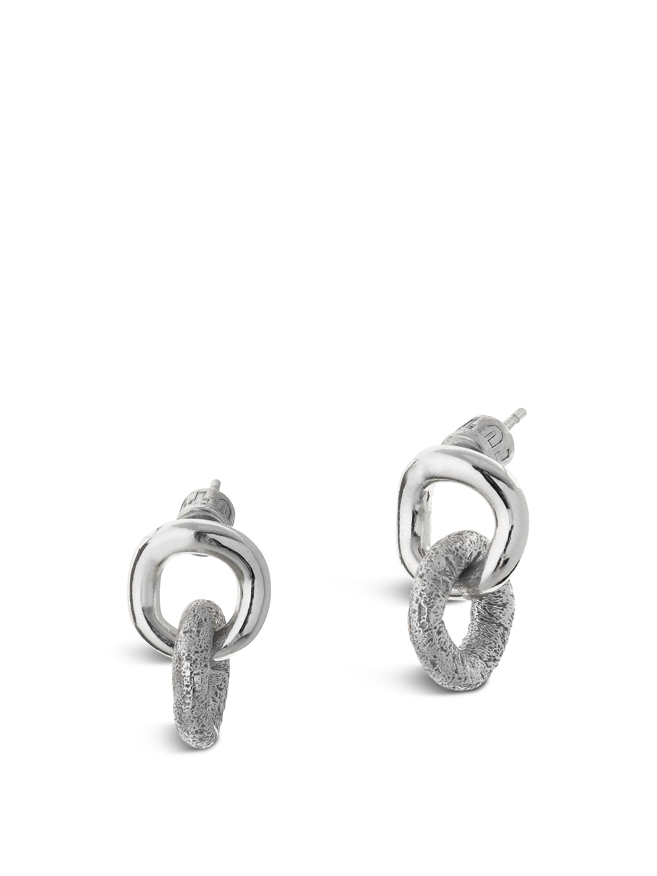 Bind Earrings Silver