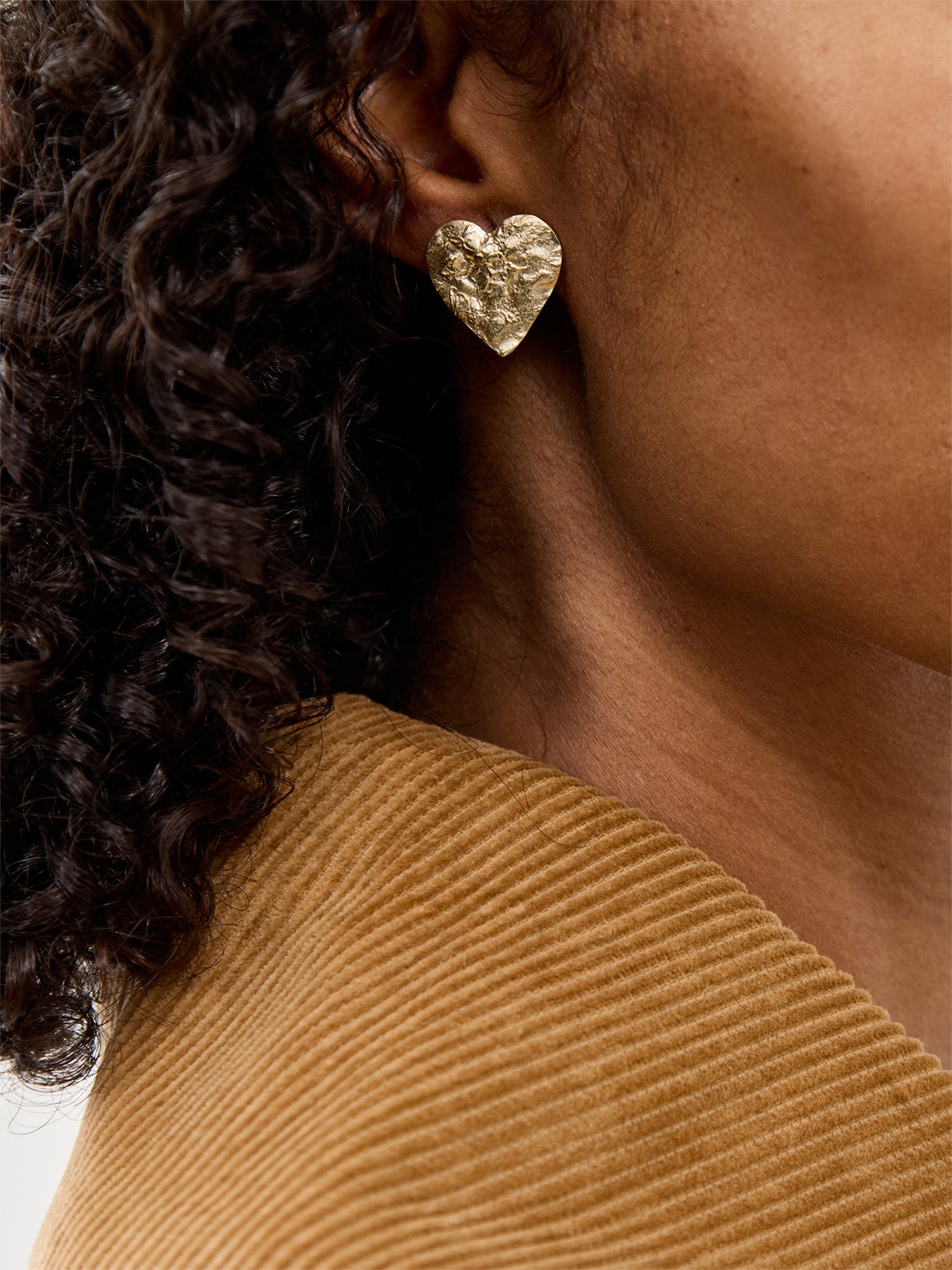 Revere Large Earrings Gold