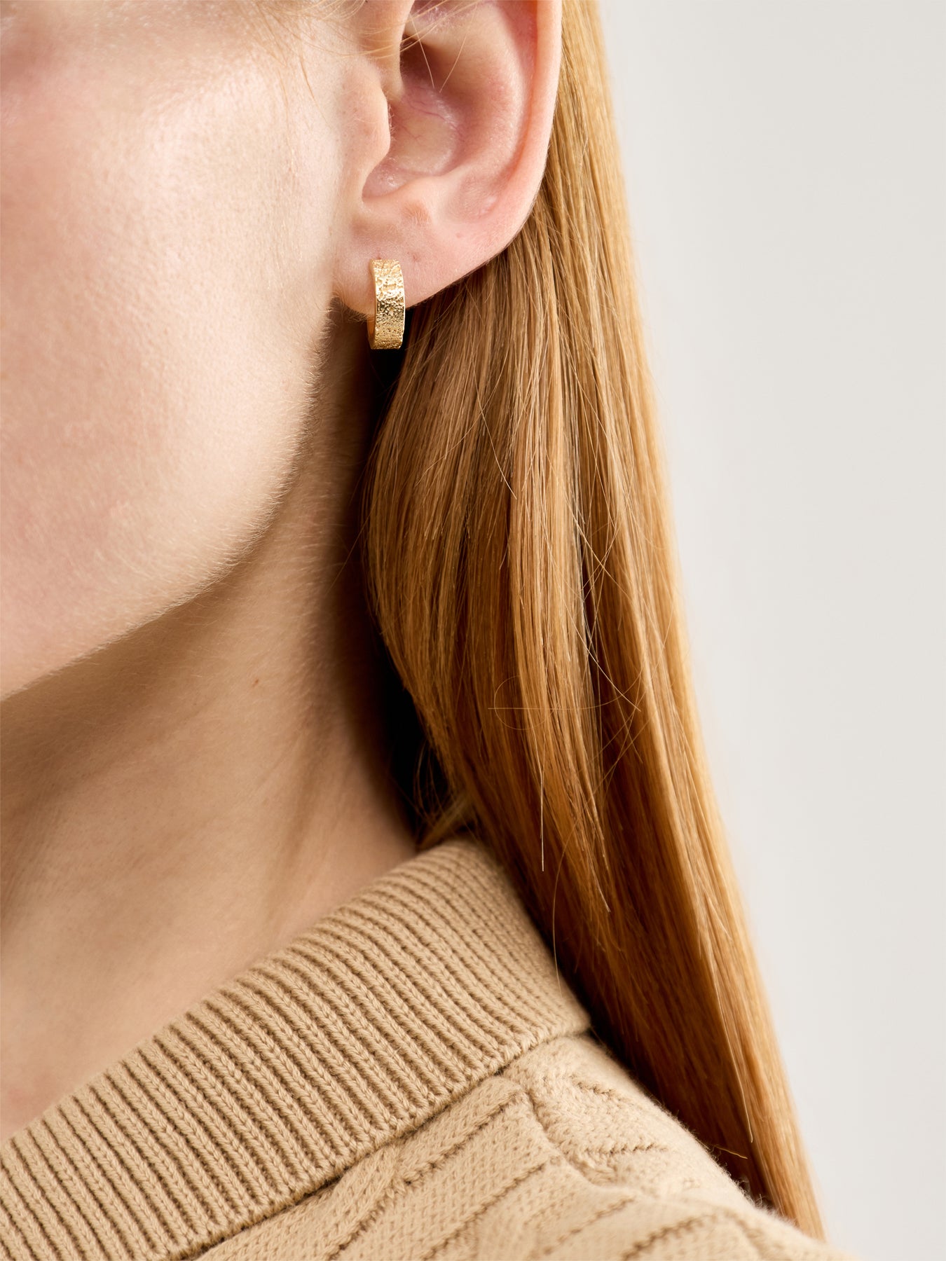 Time Earrings Gold