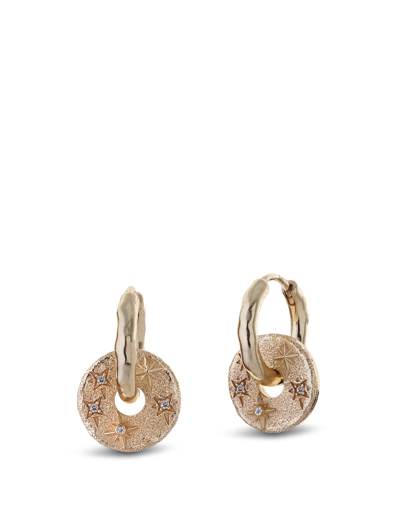 Celestial Drop Earrings Gold