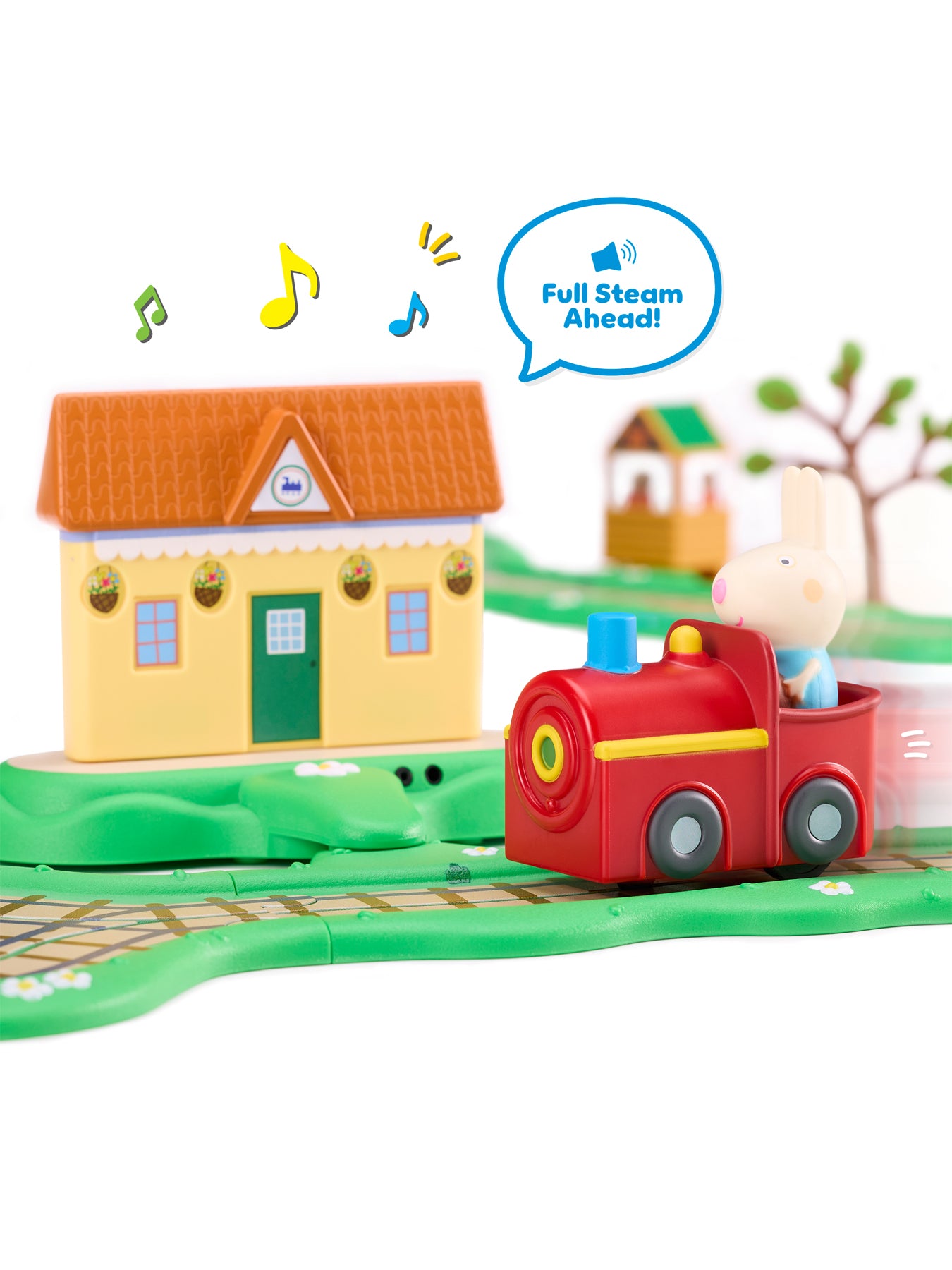 Peppa Pig Whizz Around Clickety Clack Train Set