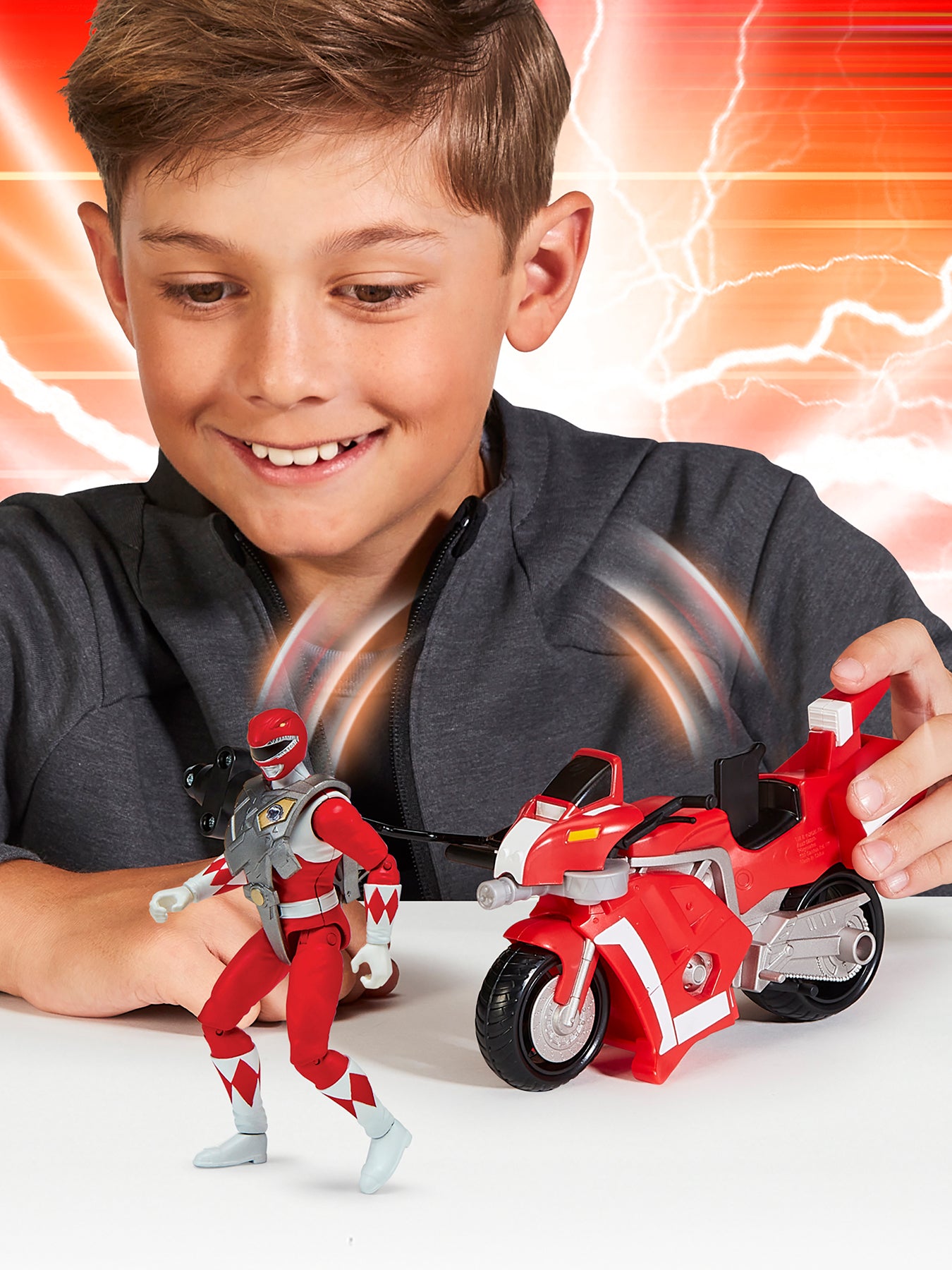 Battle Bike With Red Ranger