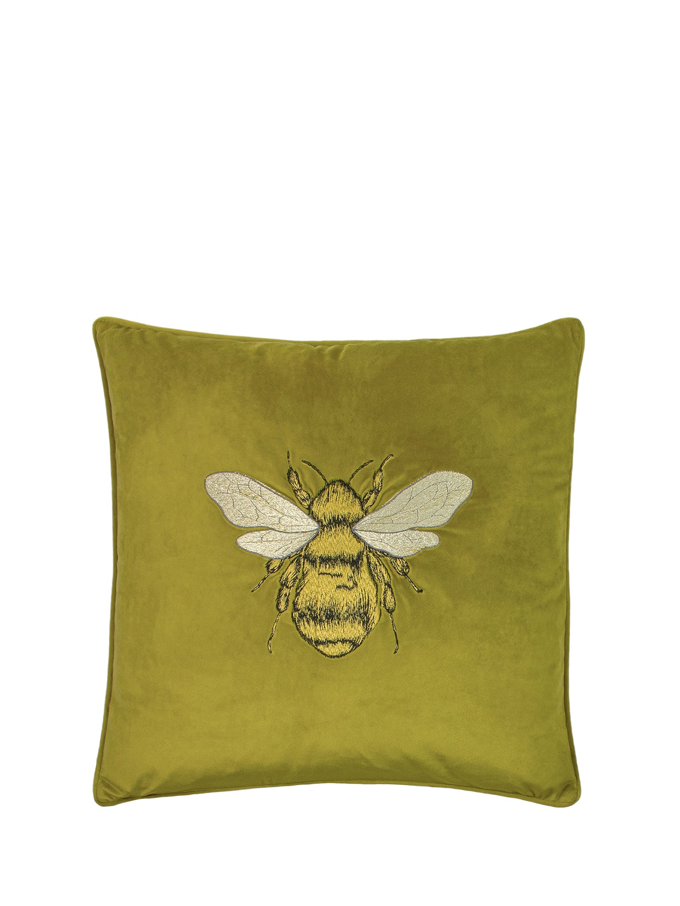 Hortus Feather Rich Cushion 50 x 50cm Olive