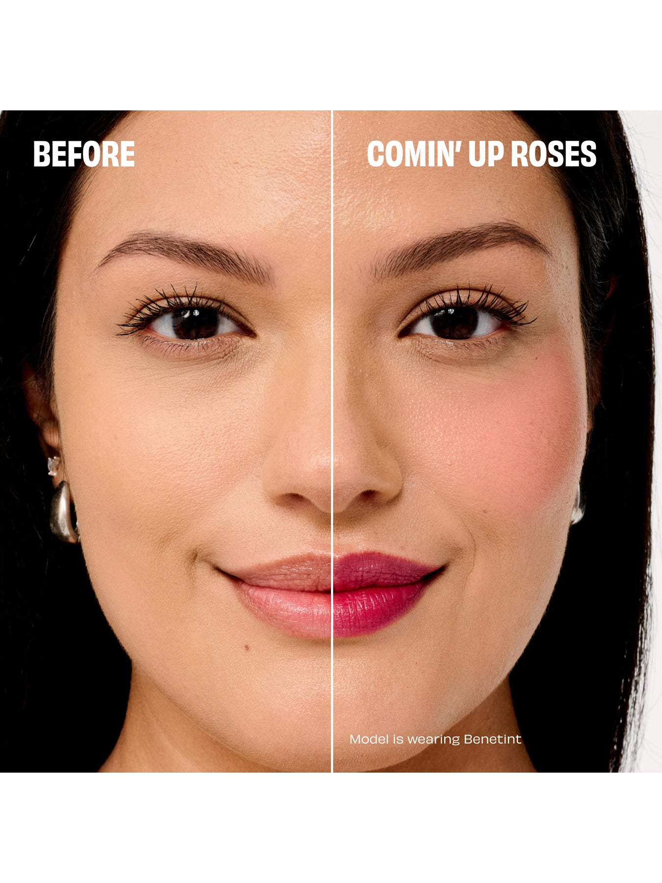 Dew the Benetint Rose Tinted Lip and Cheek Stain and Liquid Highlighter Duo