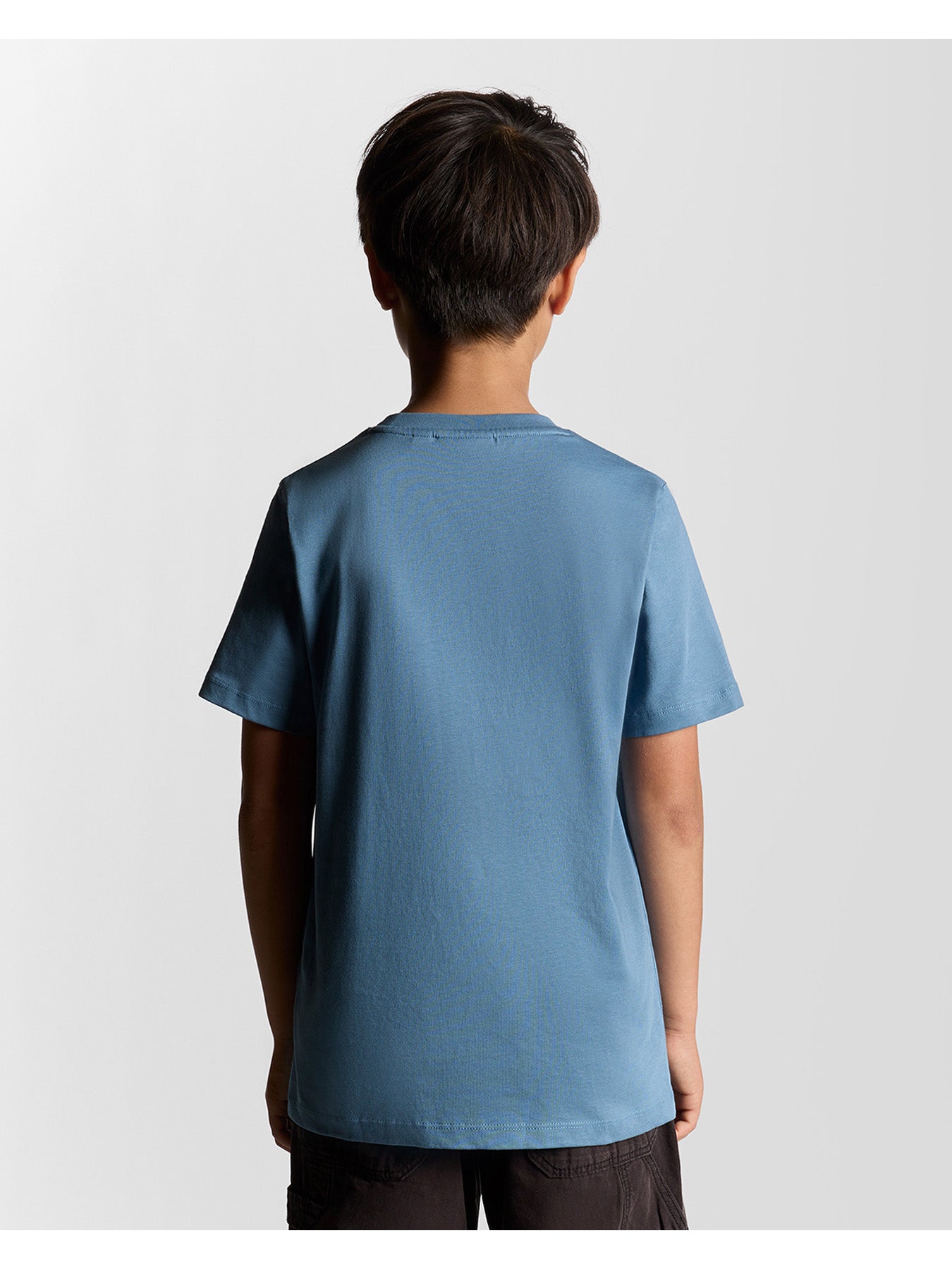 Kids’ Plain Cotton T-Shirt Blue