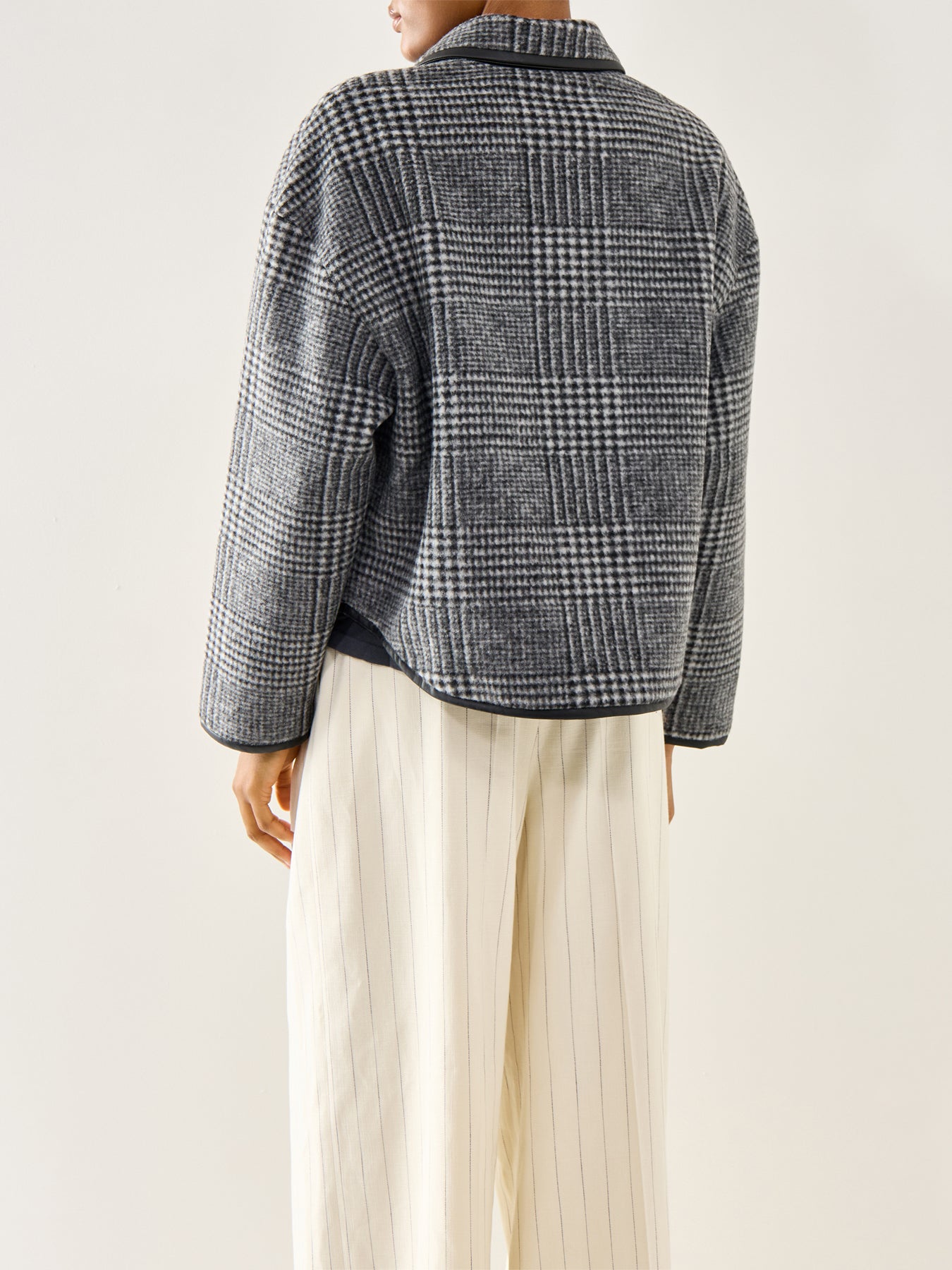 Camden Check Jacket Black Grey