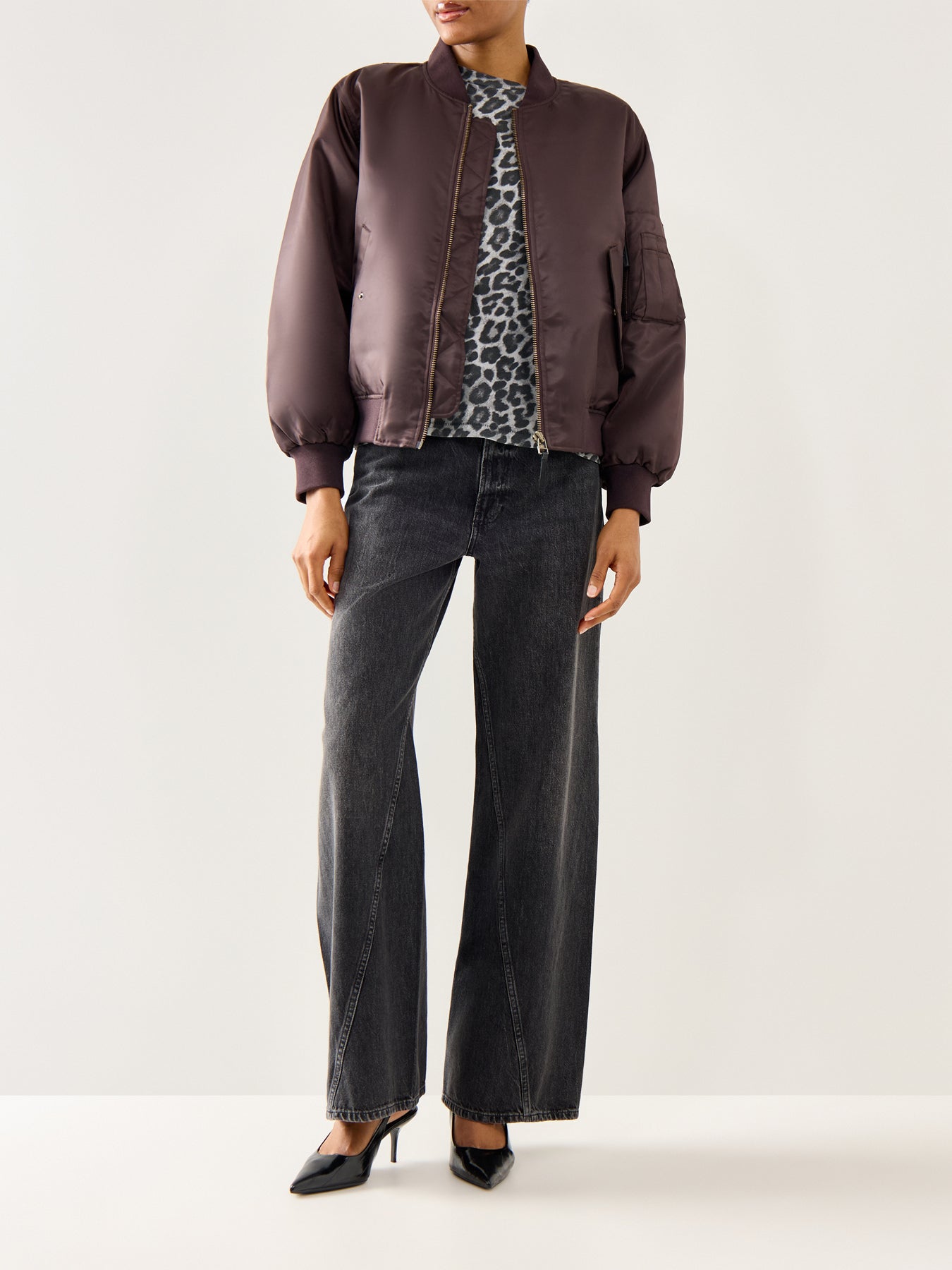 Cohen Tee Grey Leopard