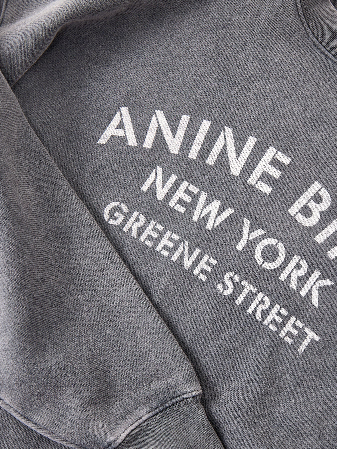 Miles Sweatshirt NY Washed Black