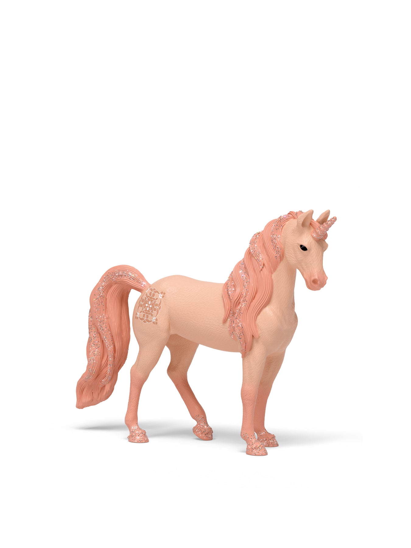 Unicorn Mare Peach Figurine