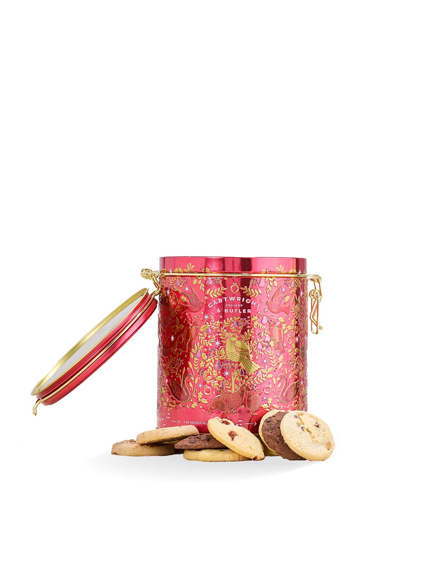 12 Days of Christmas Musical Biscuit Barrel 400g