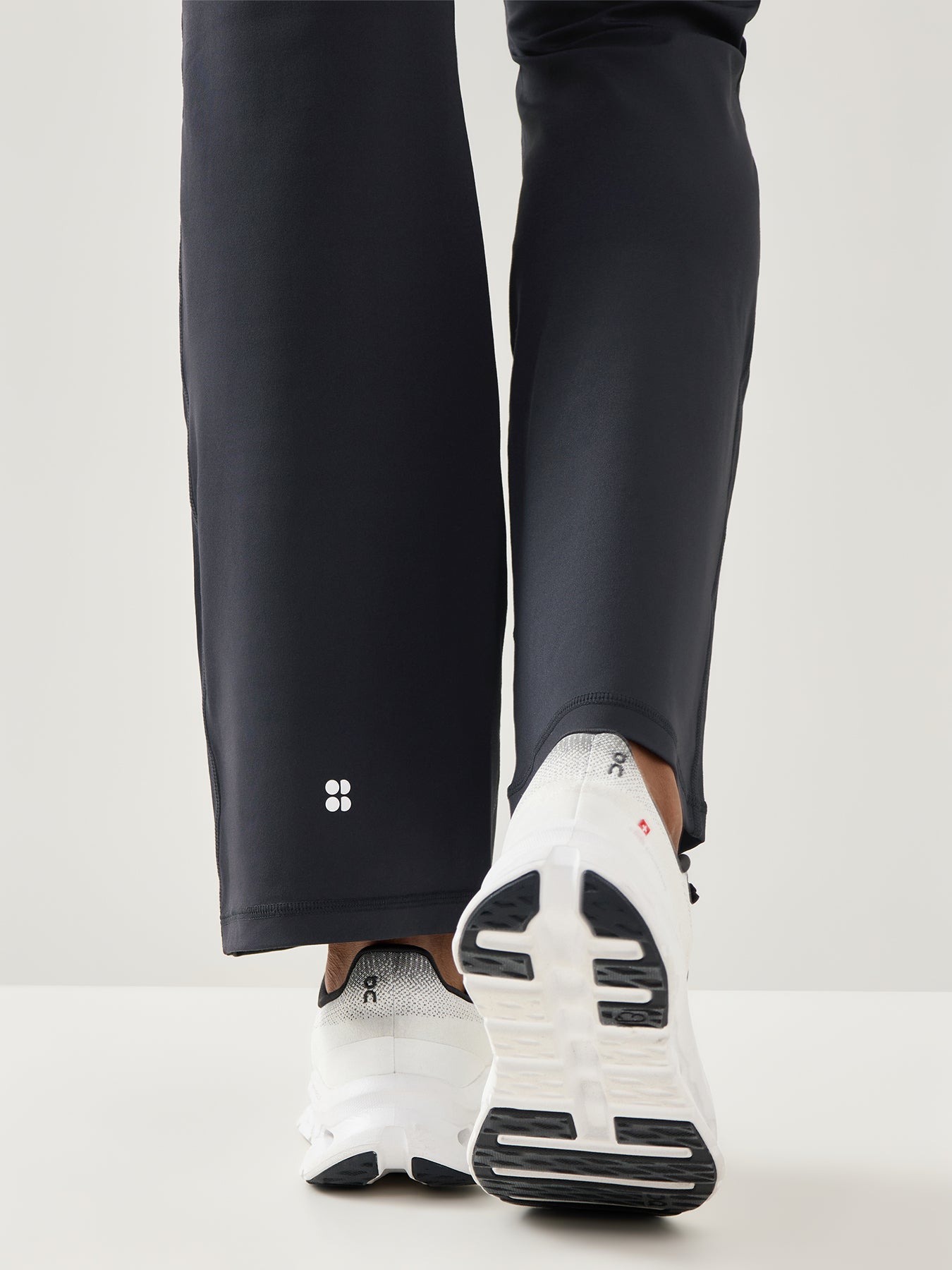 All Day Active Foldover Waist Trouser Black