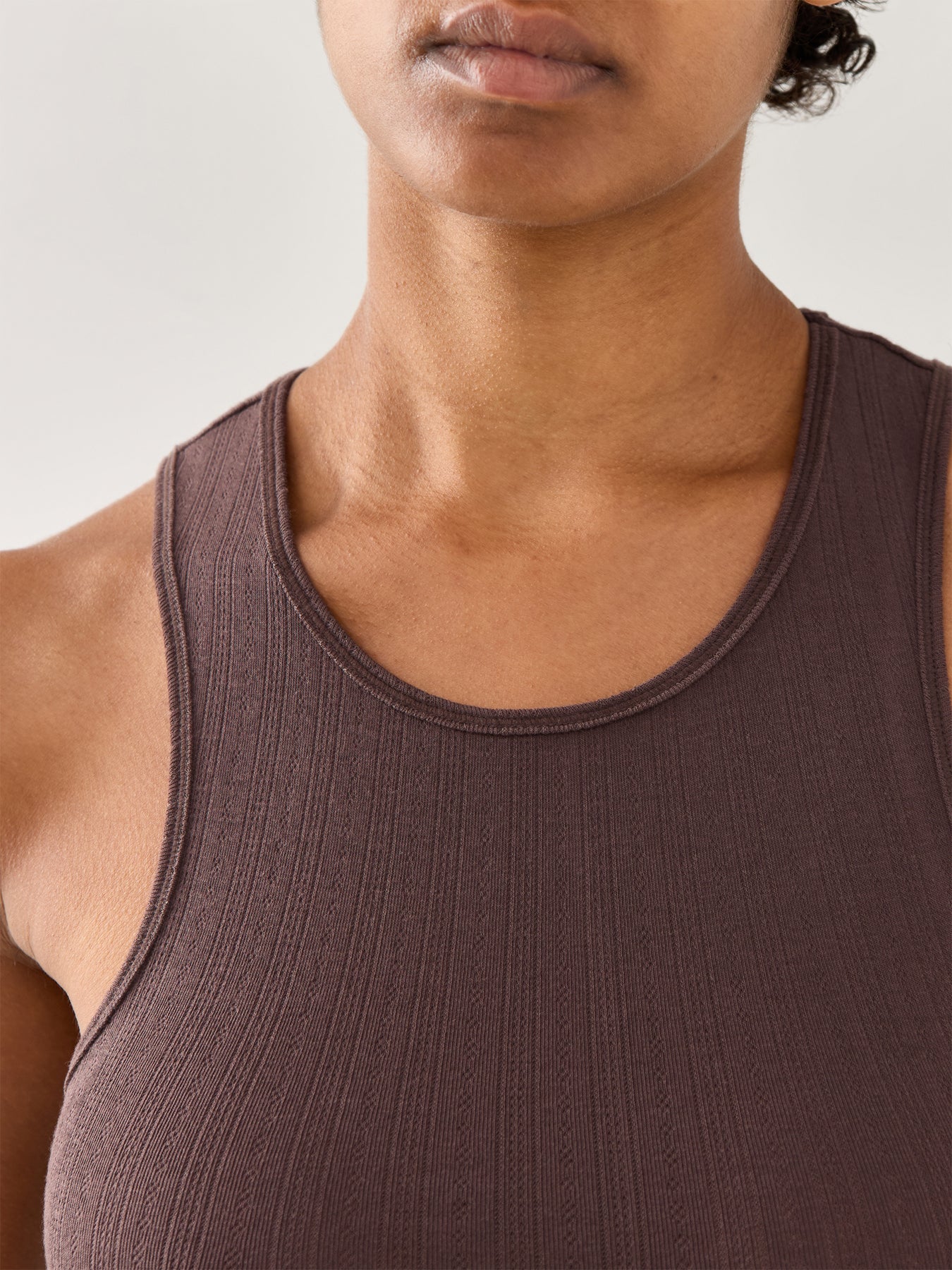 Fresh In Love Tank Brown