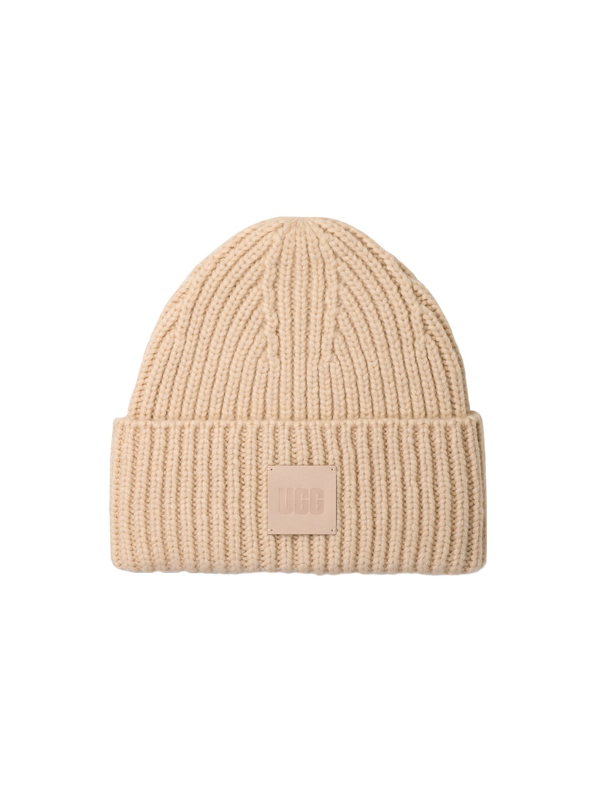 Chunky Rib Beanie – Cream