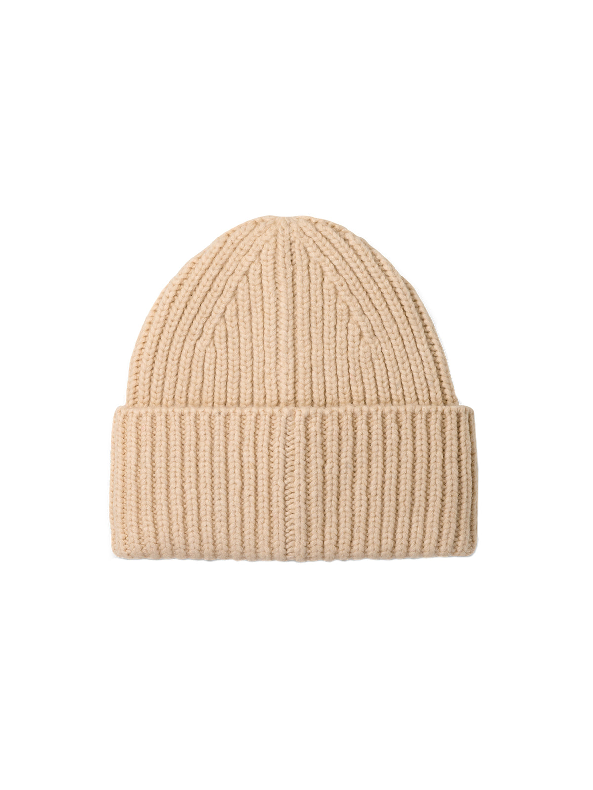 Chunky Rib Beanie – Cream