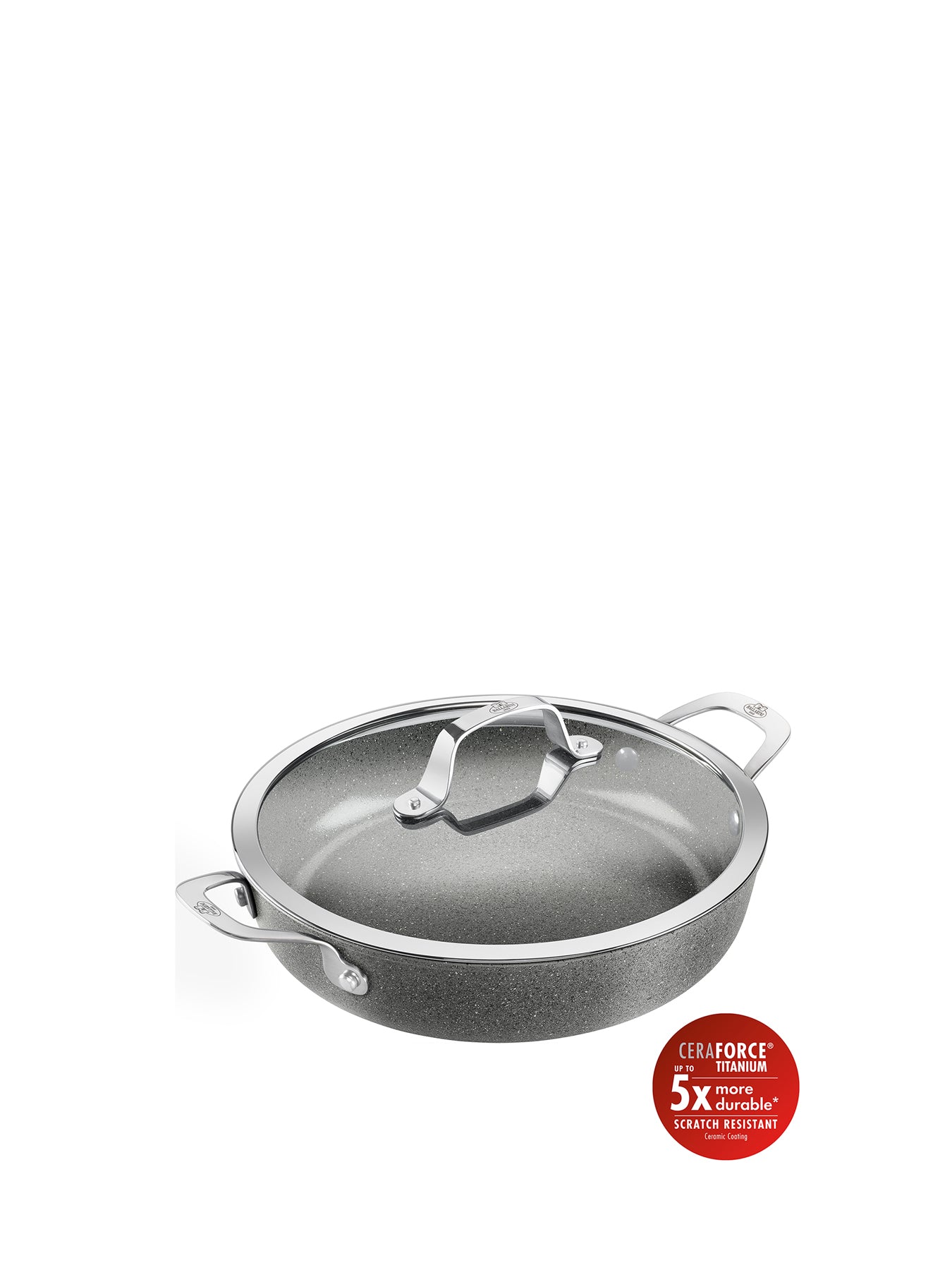 Salina Ceramic Serving pan with Lid 28cm