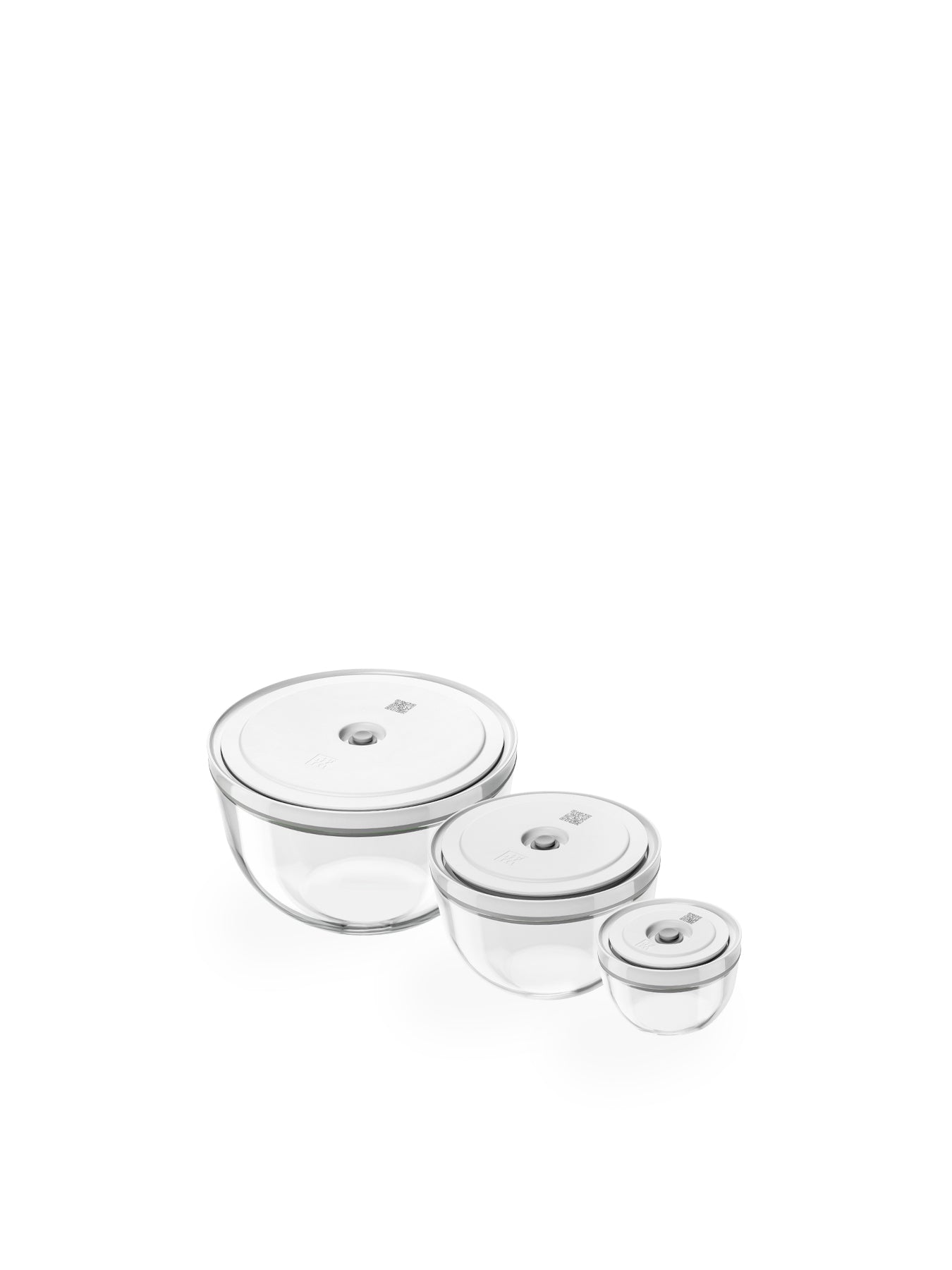 Glass Vacuum Bowls Set of 6