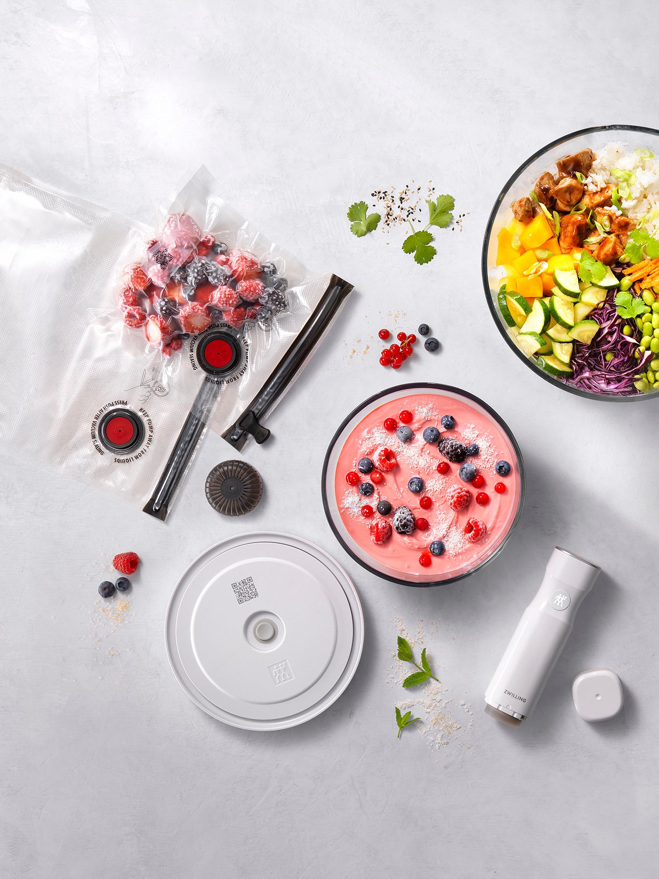 Glass Vacuum Starter Set of 9