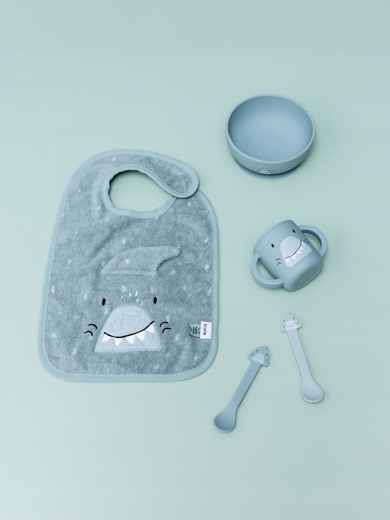 Mr Shark Silicone Bowl with Suction