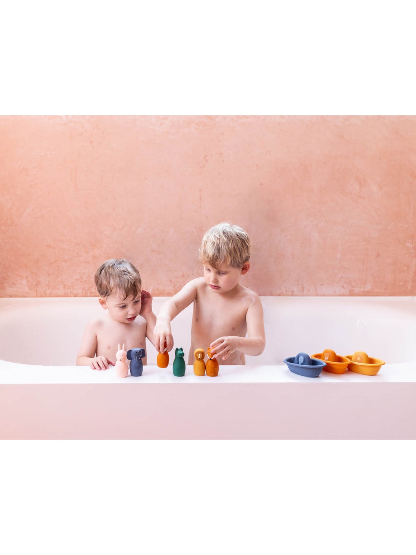 Stackable Boats Toy Set Multi