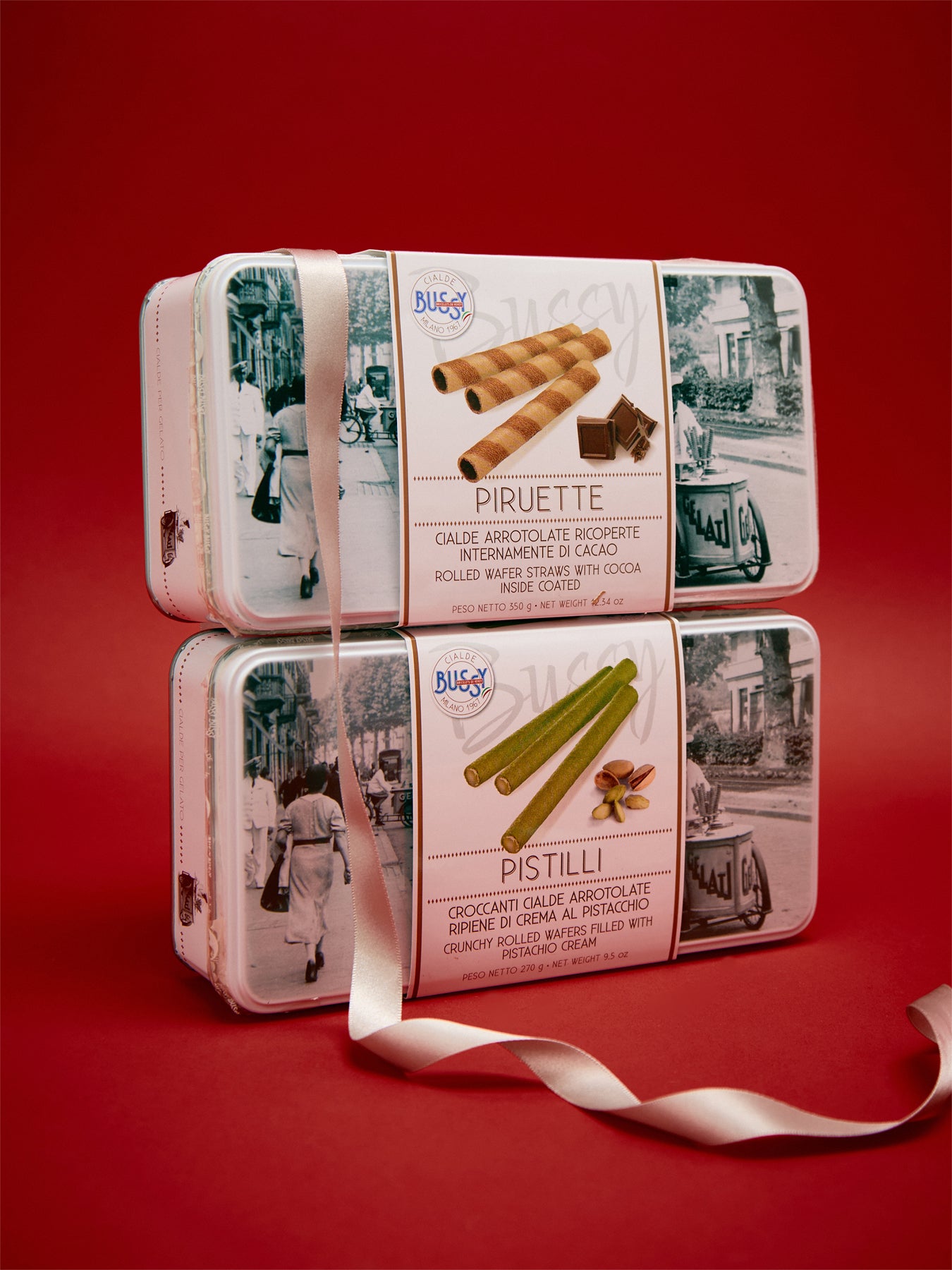 Bussy’s Cialde Pirouette Cocoa Rolled Wafer Straws