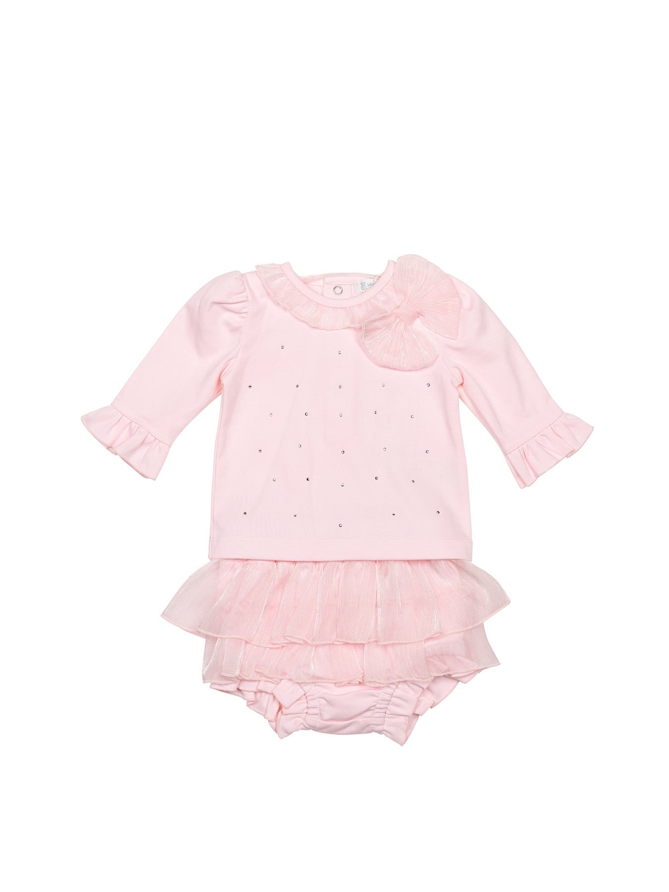 Bow Top and Jam Pants Pink