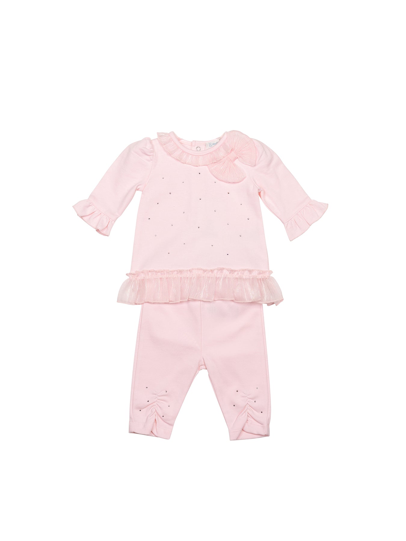 Bow Tunic and Leggings Pink