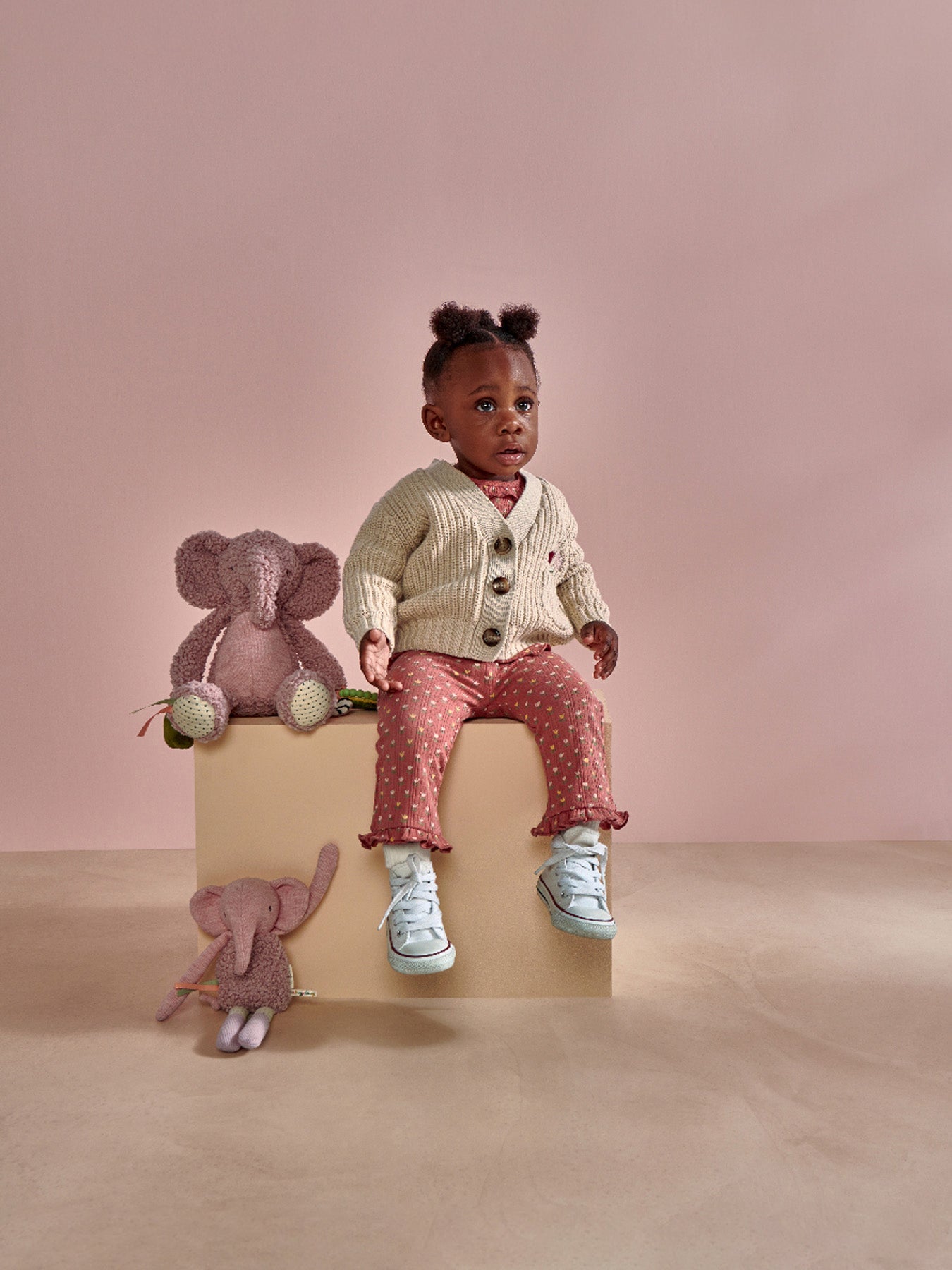 Mamas & Papas Embroidered Knit Cardigan Cream