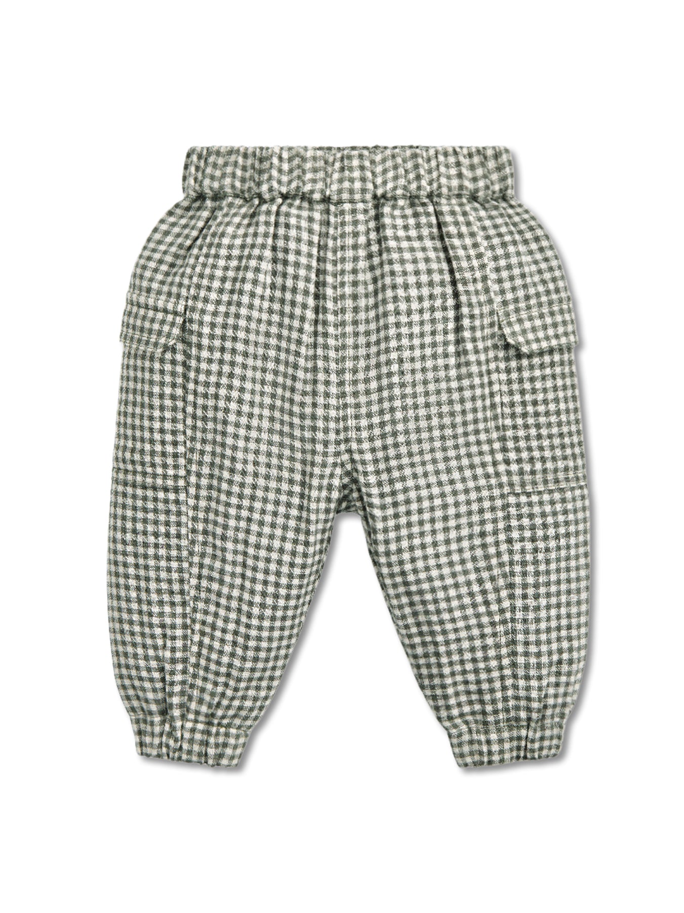 Check Jogger Green