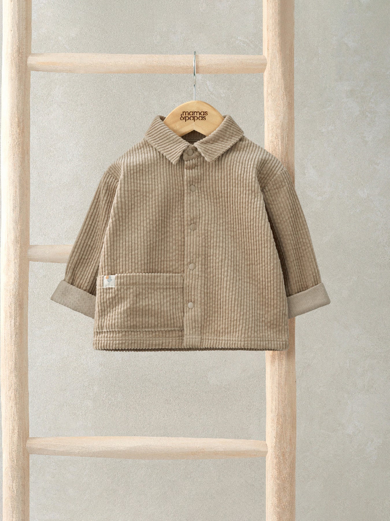 Cord Shacket Beige