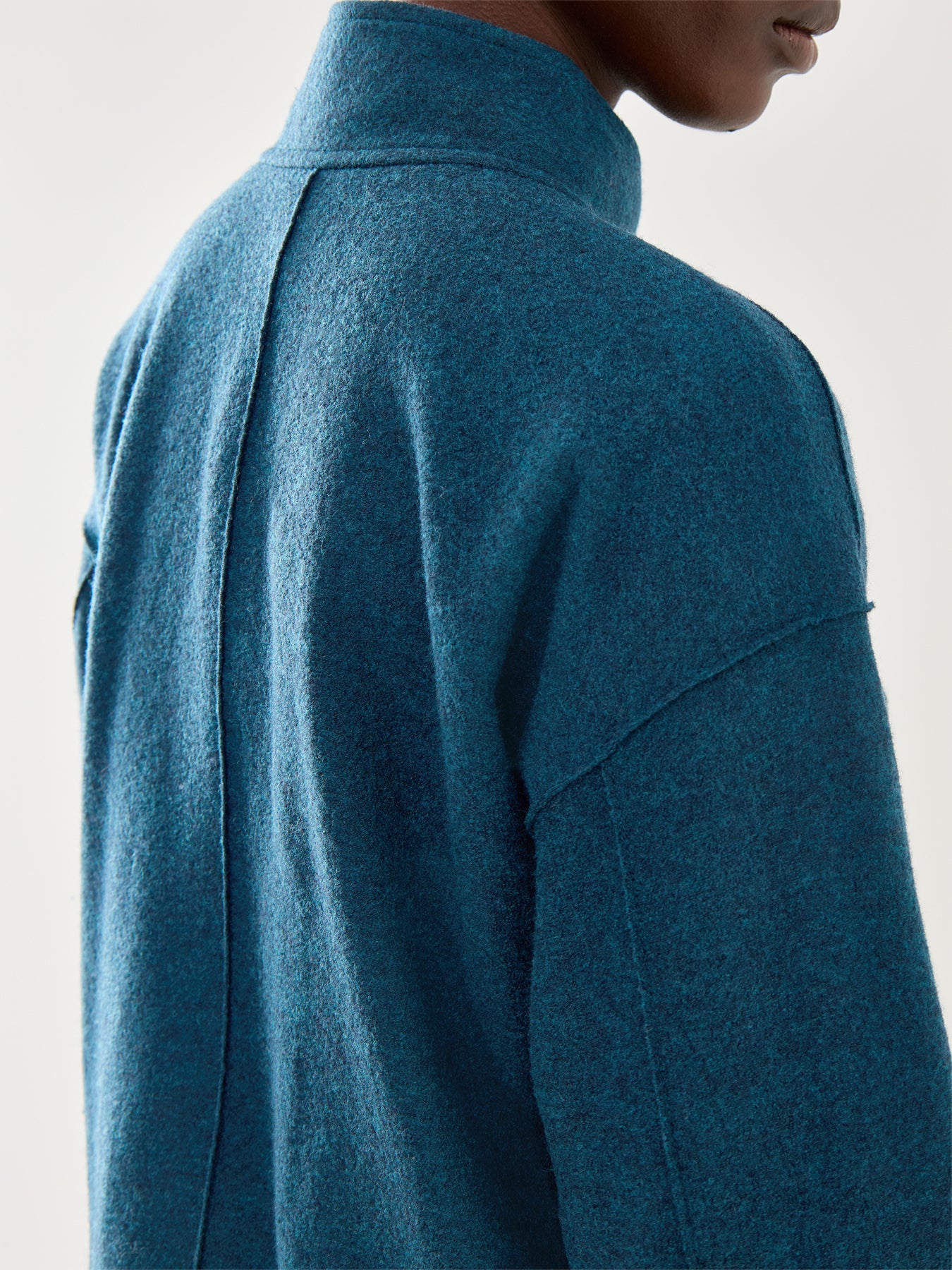 Stand Collar Jacket Pockets Alpine