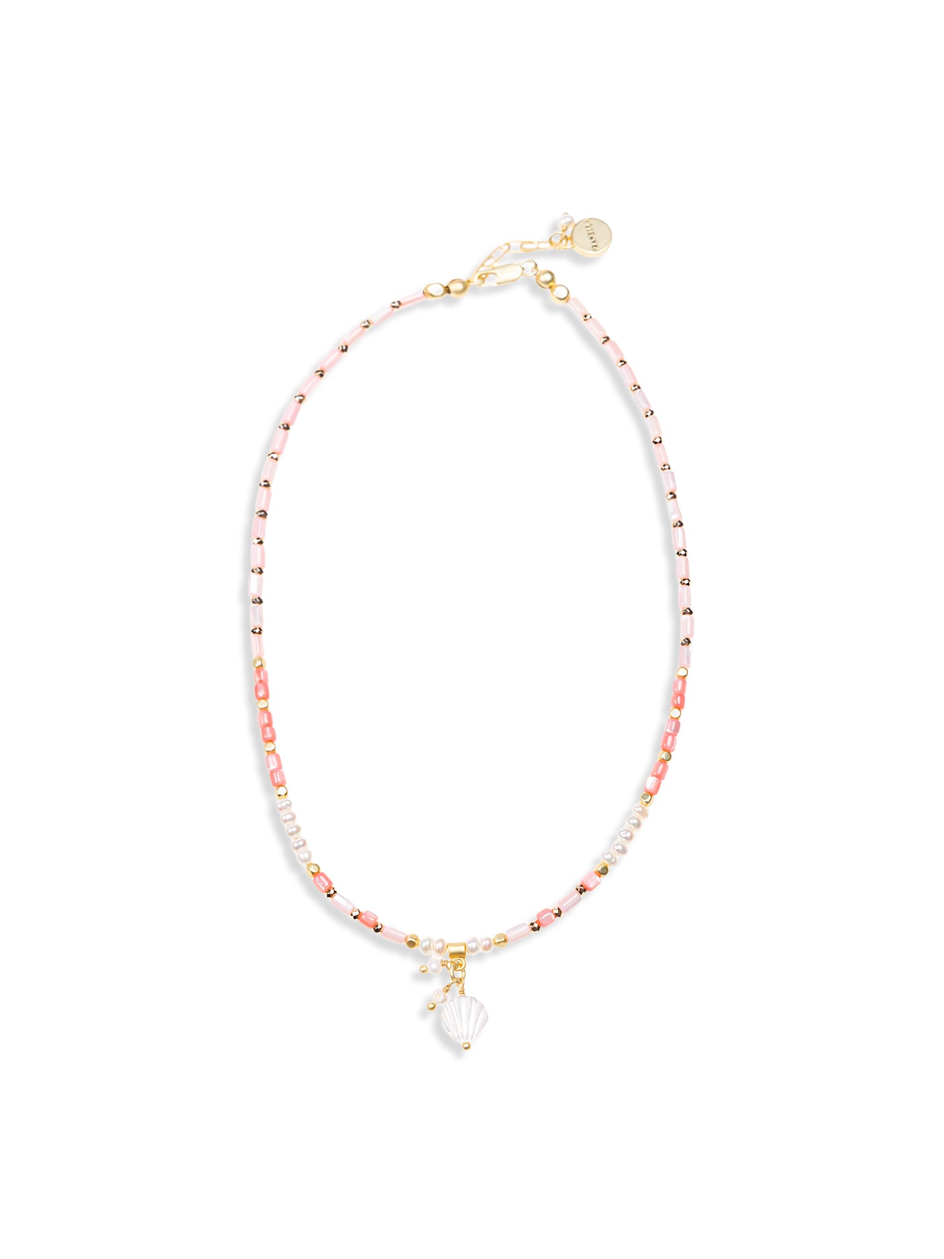 Aurora Pink Shell Necklace
