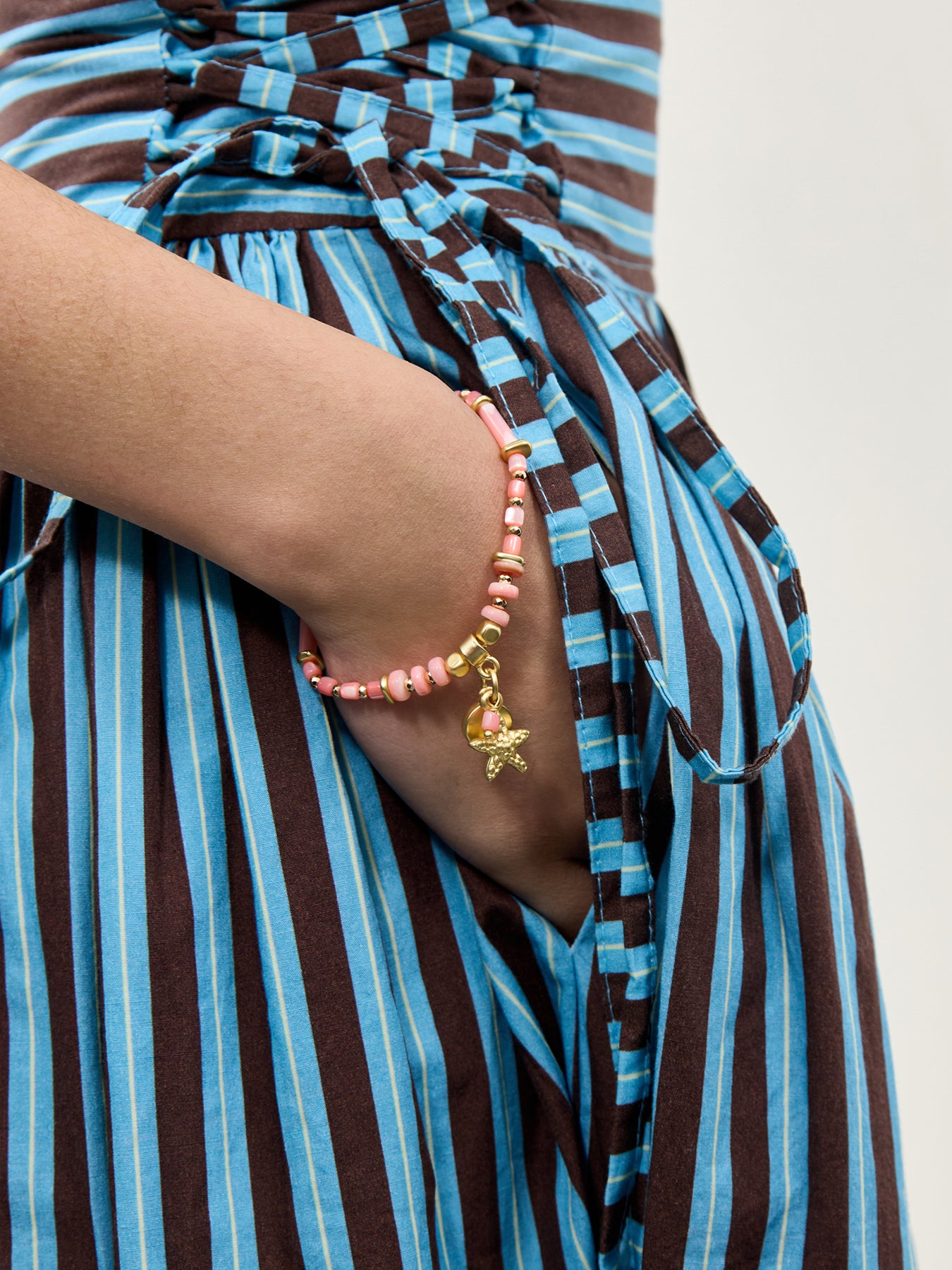 Peachy Starfish Bracelet