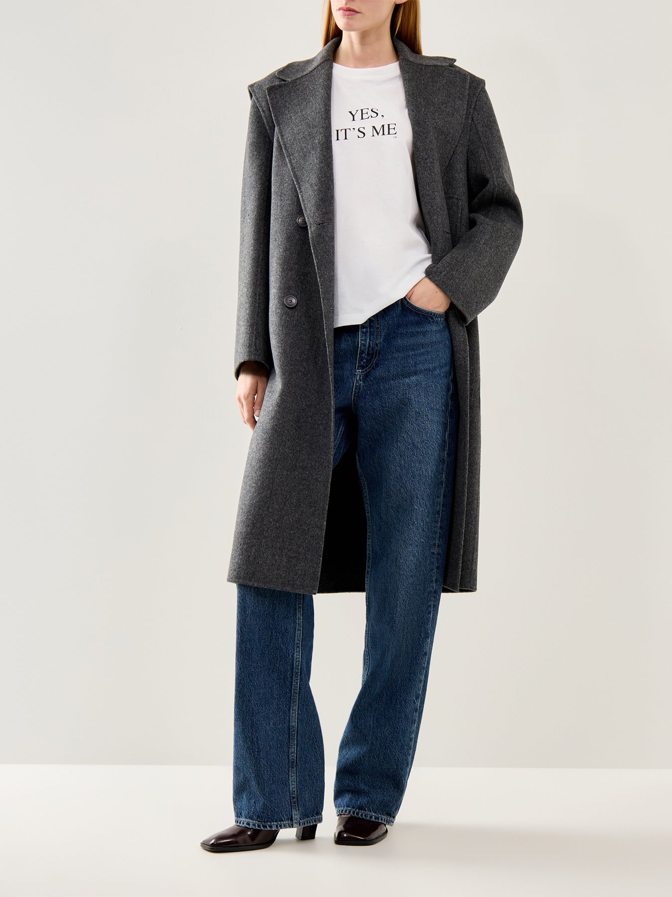 Yes It's Me White Slogan T-Shirt