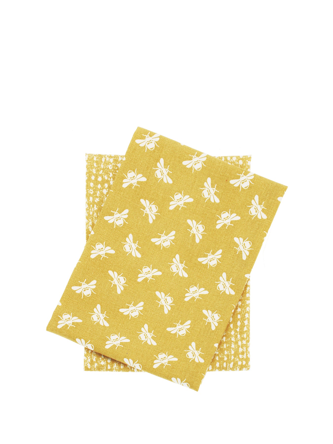 S2 Bee Tea Towels Ochre