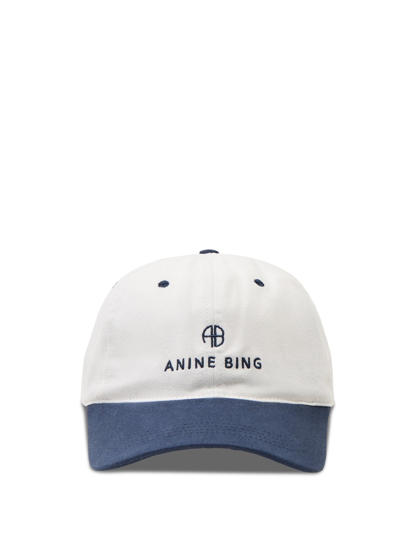 Jeremy Baseball Cap Ivory And Navy