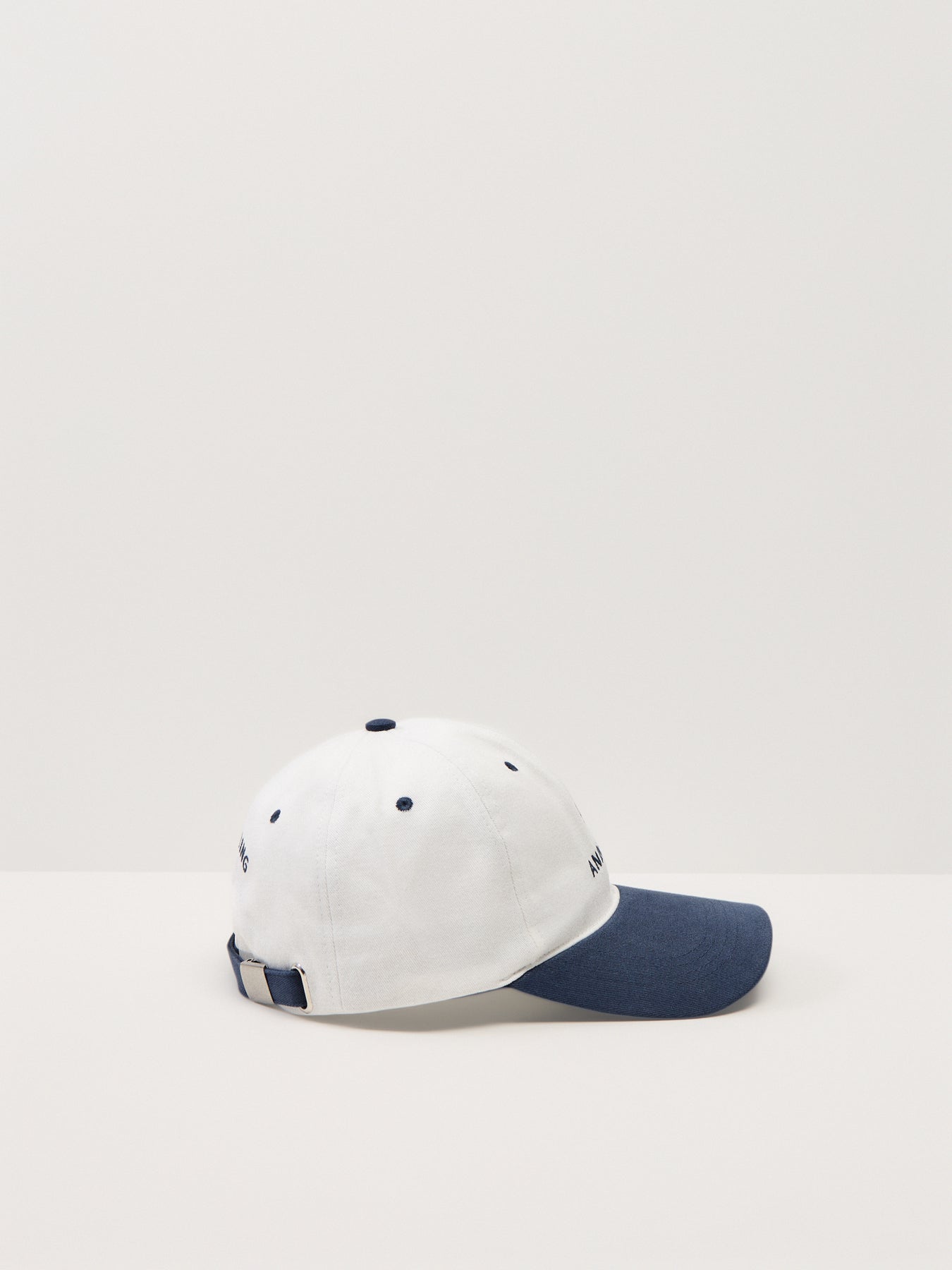 Jeremy Baseball Cap Ivory And Navy