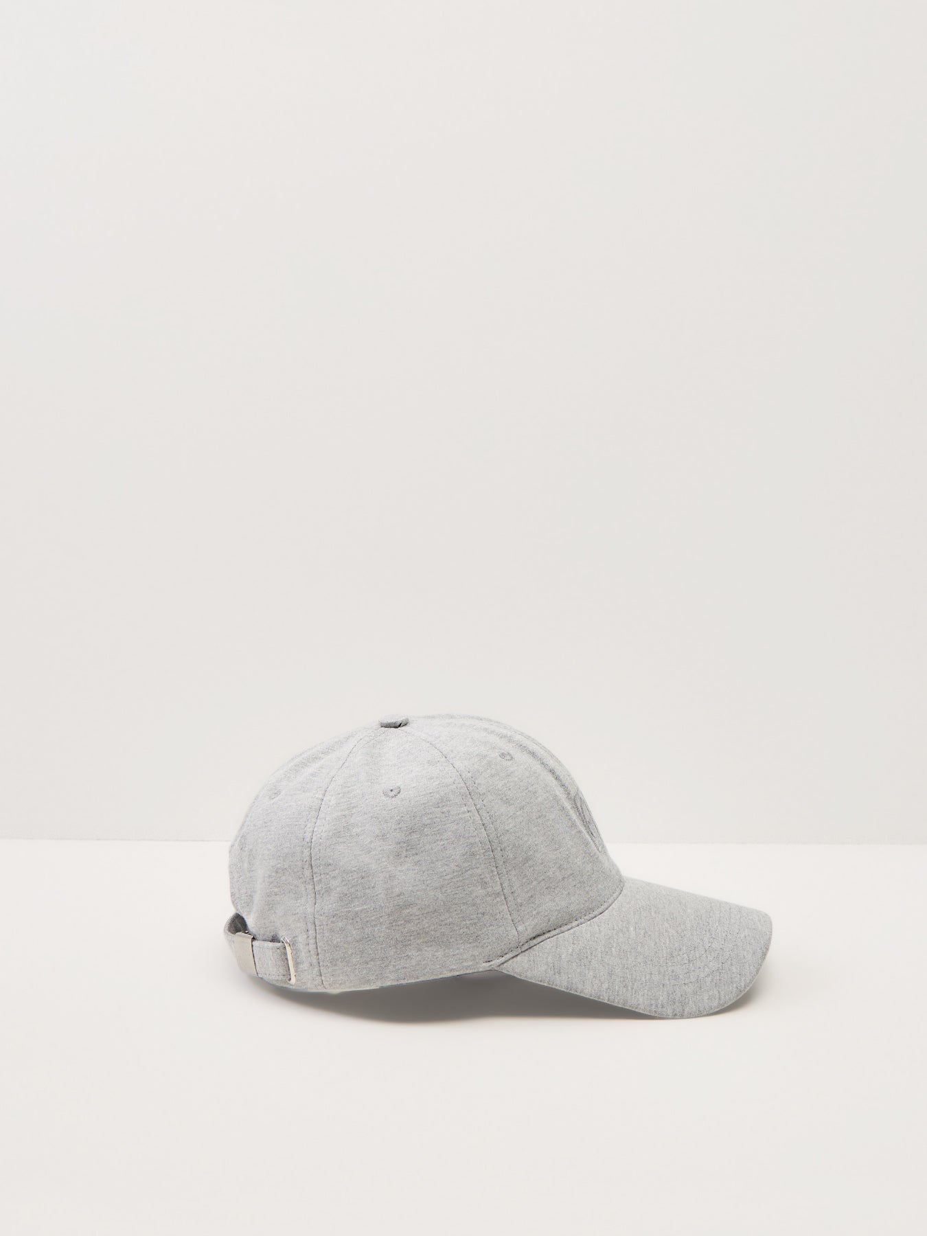 Jeremy Baseball Cap Framed Monogram Heather Grey